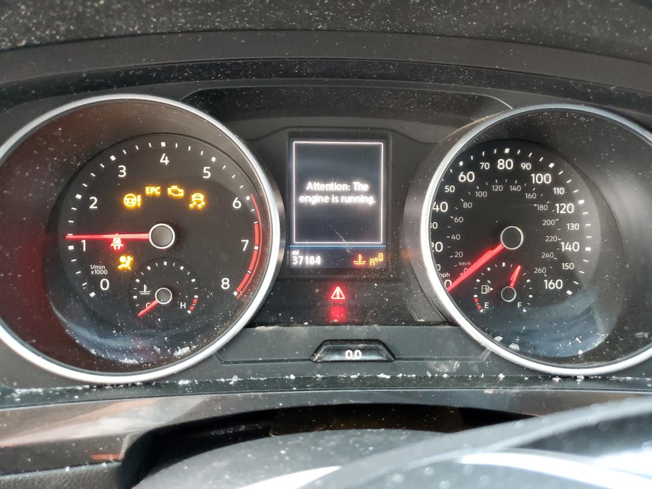 2021 Volkswagen Tiguan VIN 3VV3B7AX5MM154056 Copart auction photo, rollover damage thumbnail 9
