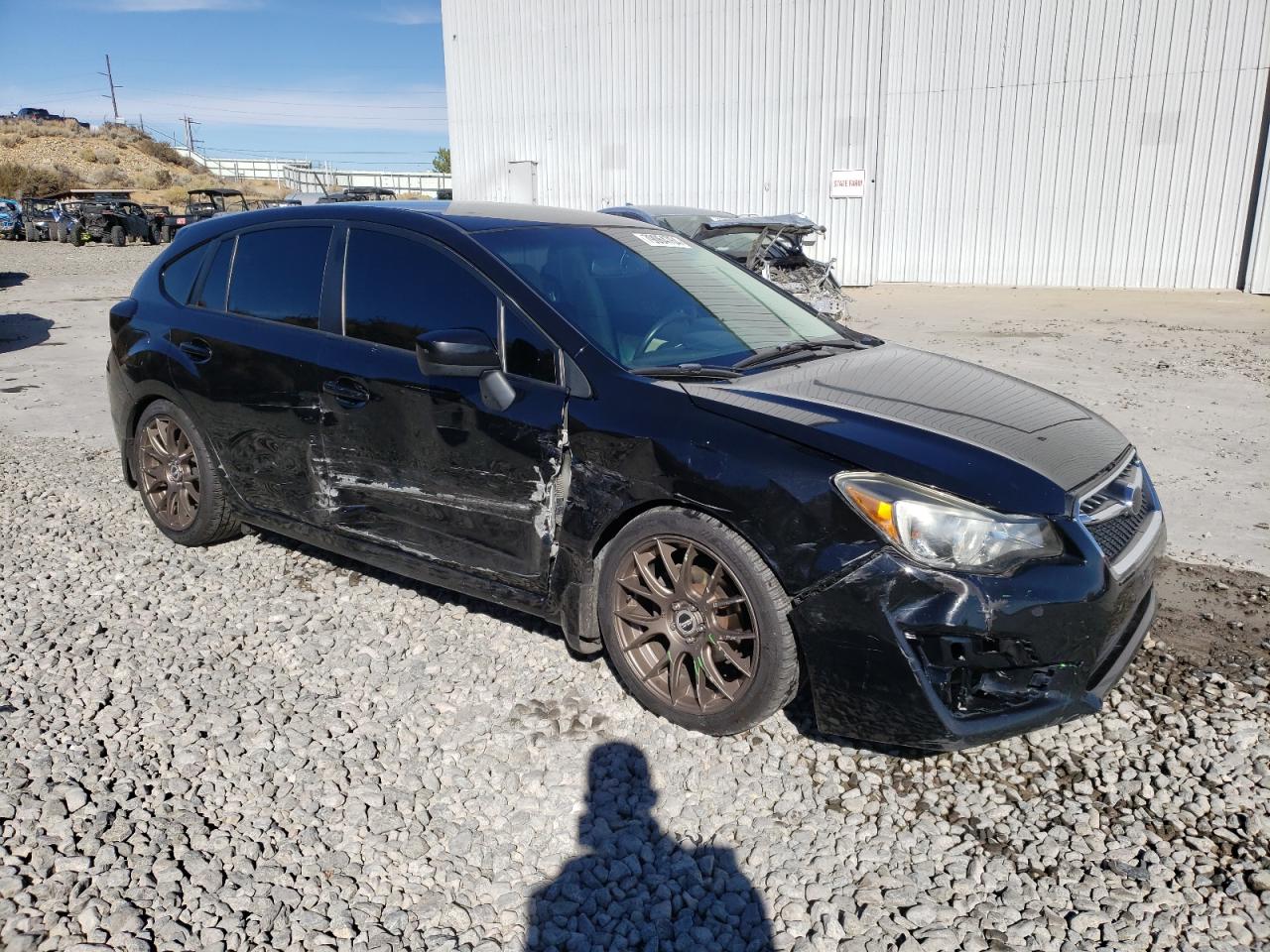 2016 Subaru Impreza VIN JF1GPAB6XG8277385 Copart auction photo, side / front end damage thumbnail 4
