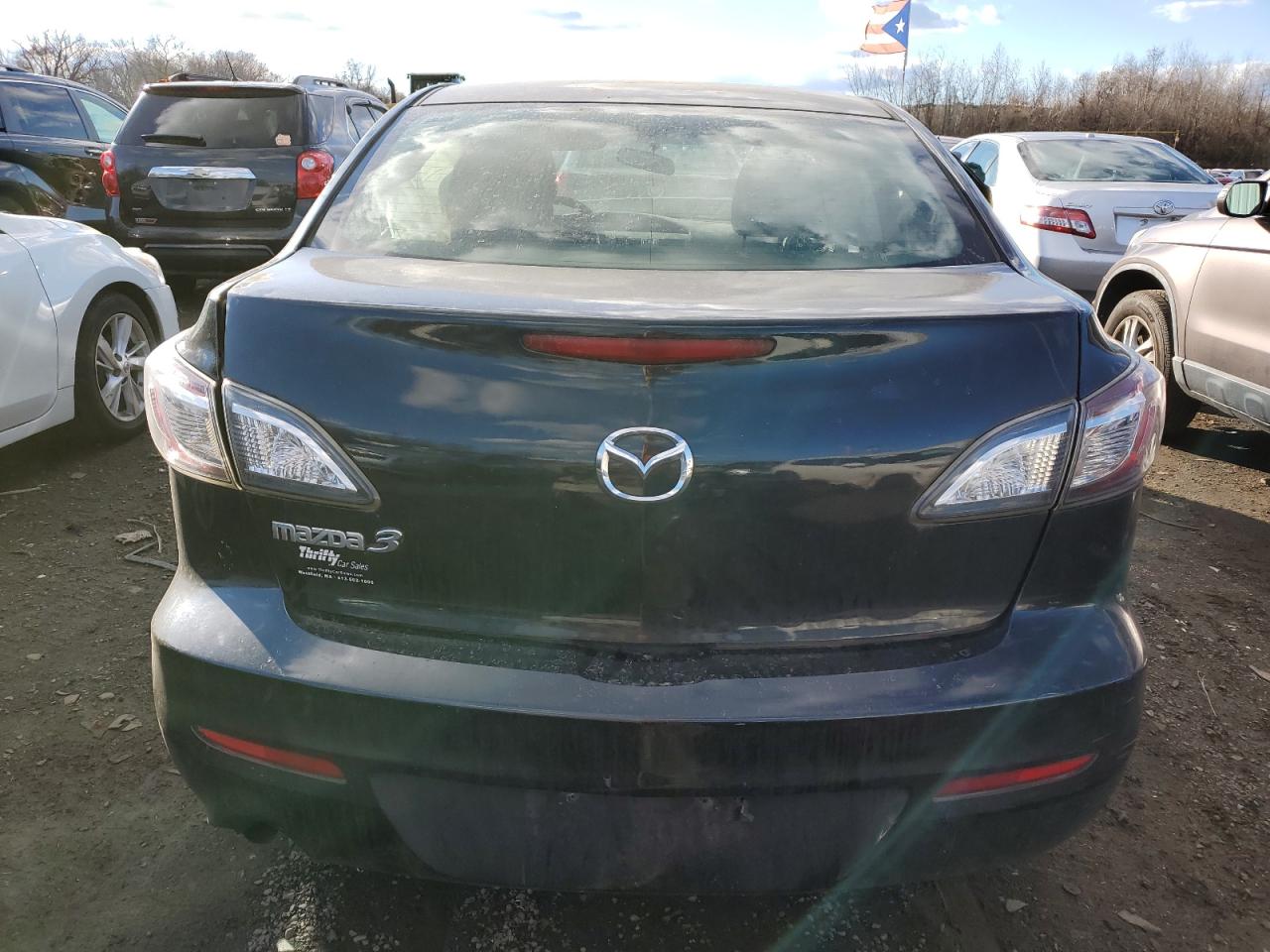 2012 Mazda 3 VIN JM1BL1UG9C1518118 Copart auction photo, all over damage thumbnail 6