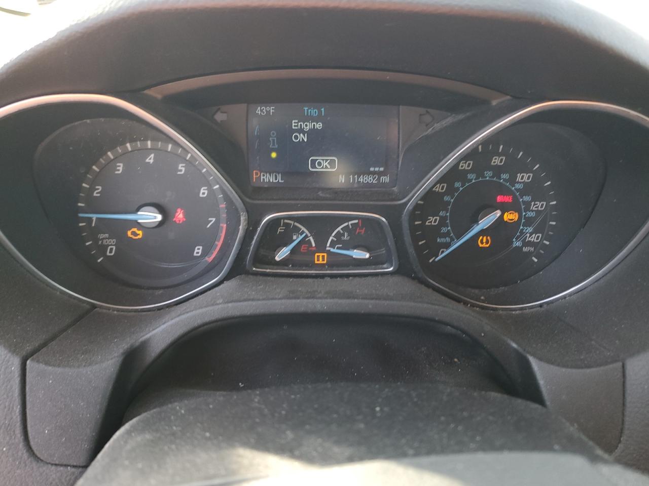2014 Ford Focus VIN 1FADP3F27EL386757 Copart auction photo, undercarriage / front end damage thumbnail 9