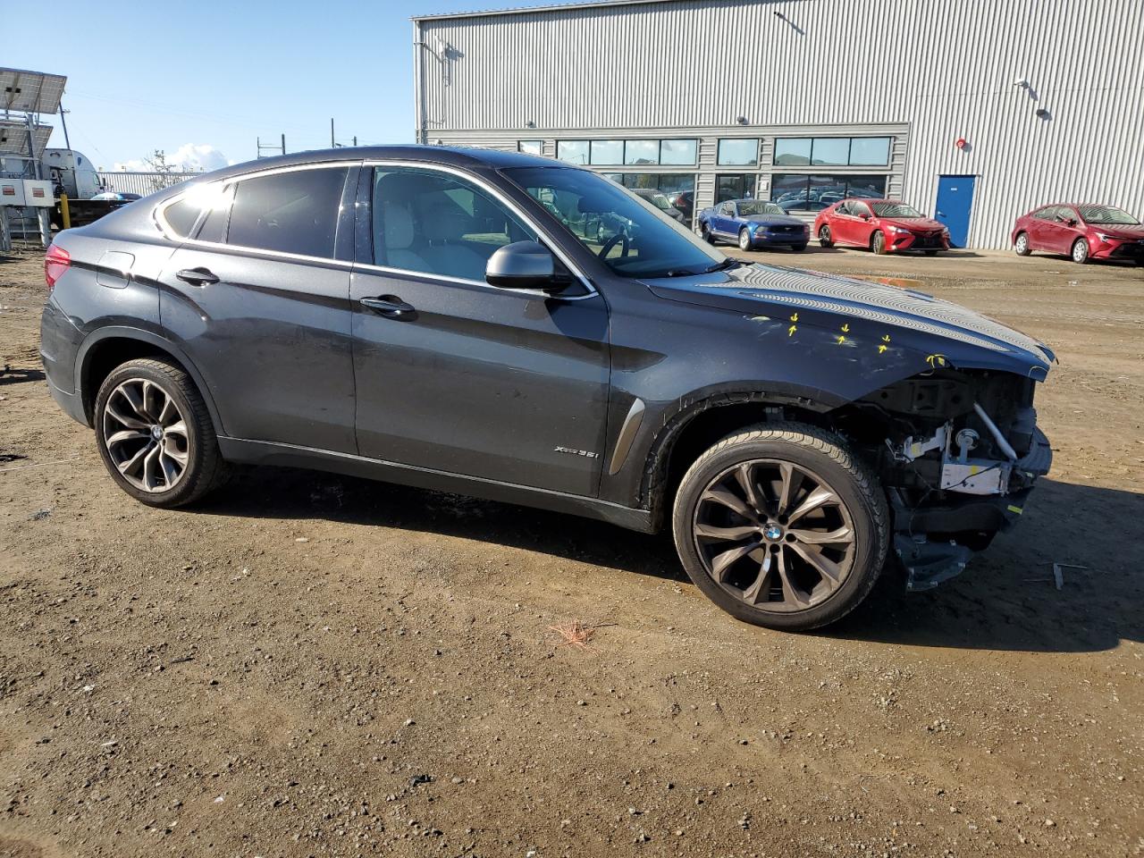 2018 BMW X6 VIN 5UXKU2C57J0X50155 Copart auction photo, front end damage thumbnail 4