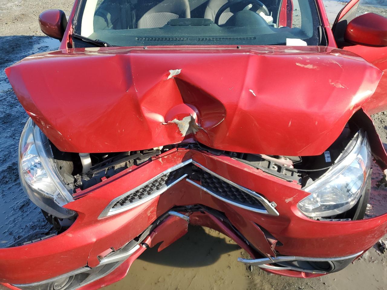 2019 Mitsubishi Mirage VIN ML32A3HJ2KH000562 Copart auction photo, front end / mechanical damage thumbnail 12