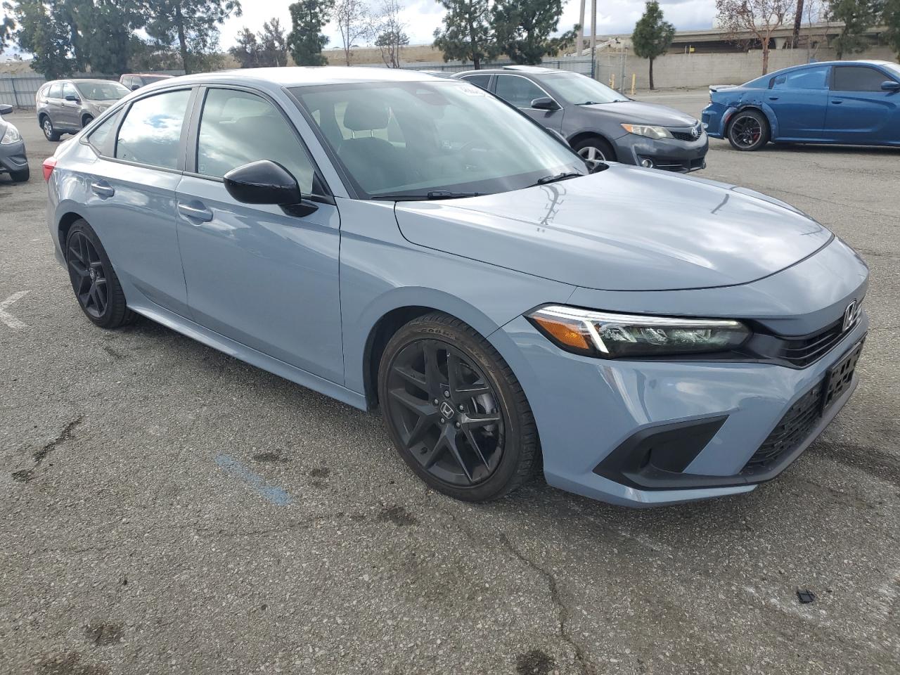 2024 Honda Civic VIN 2HGFE2F50RH545572 Copart auction photo, side / front end damage thumbnail 4