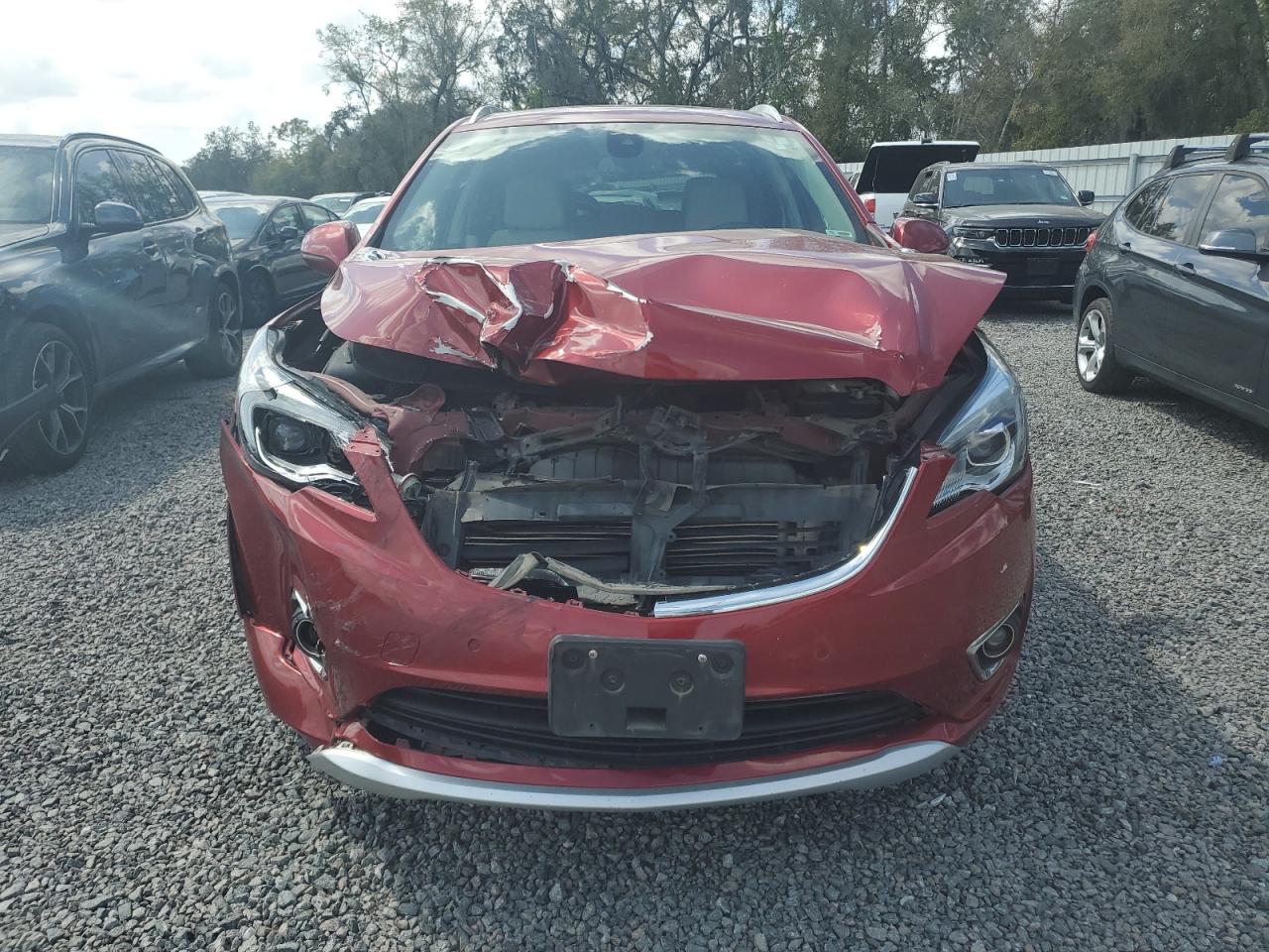 2019 Buick Envision VIN LRBFX3SX2KD043007 Copart auction photo, front end damage thumbnail 5