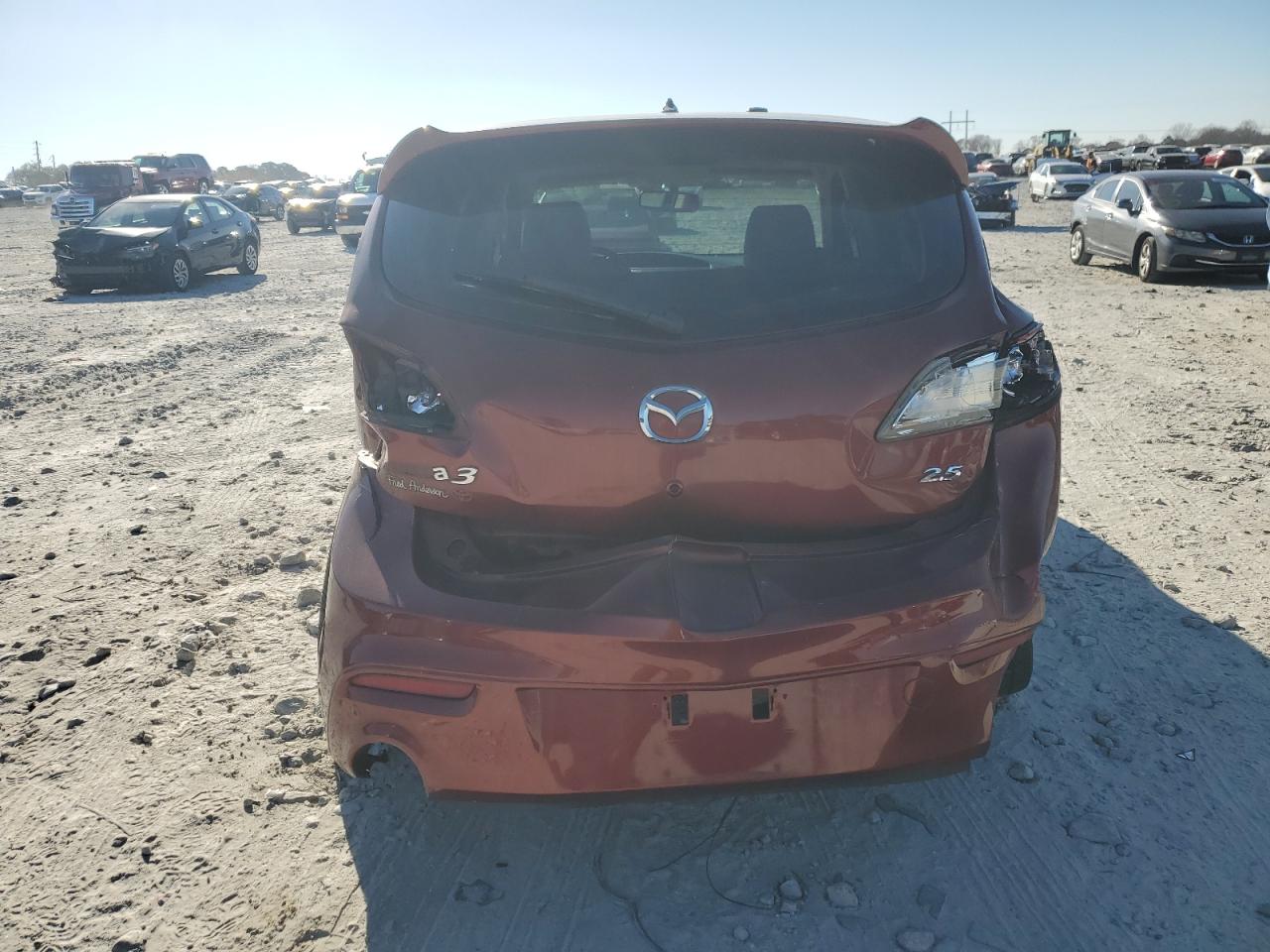 2010 Mazda 3 VIN JM1BL1H6XA1113819 Copart auction photo, rear end / undercarriage damage thumbnail 6