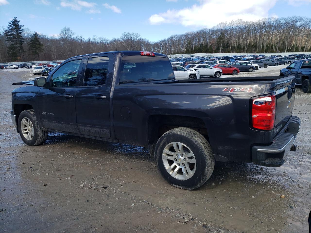 2015 Chevrolet Silverado VIN 1GCVKREC5FZ360814 Copart auction photo, front end / top/roof damage thumbnail 2