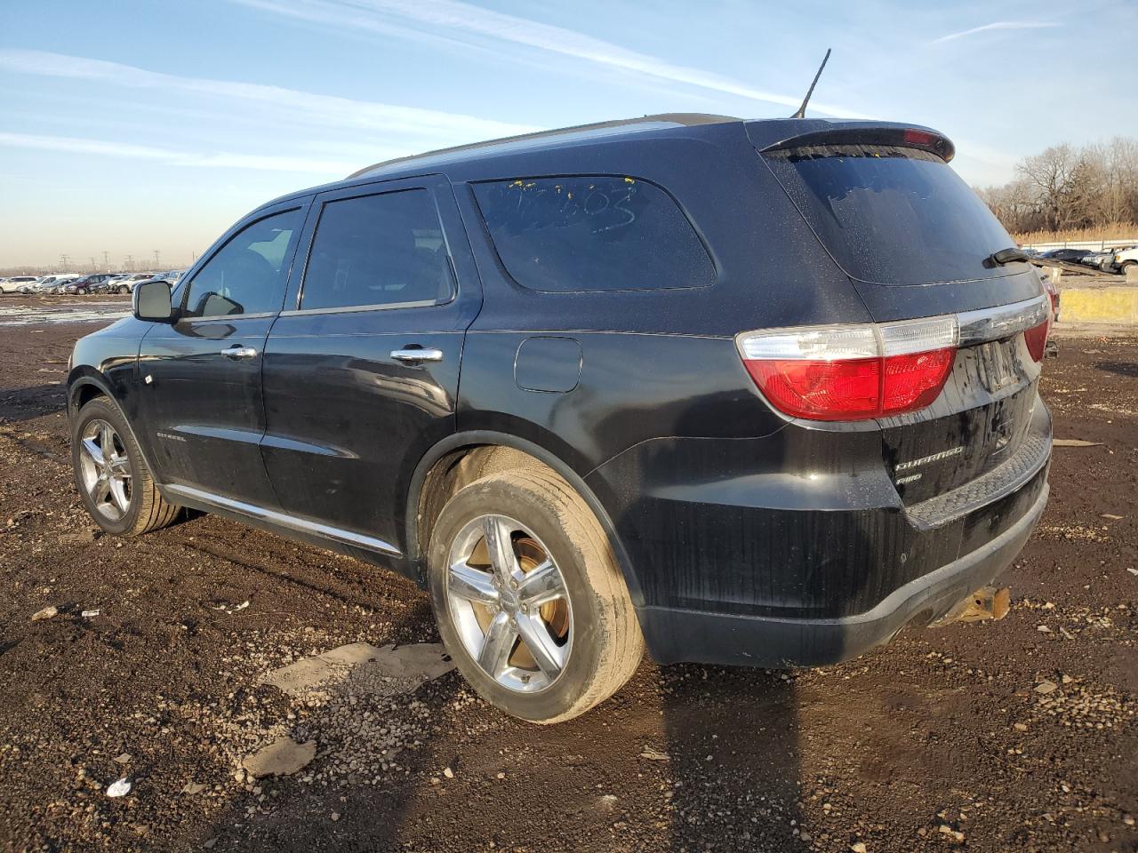 2013 Dodge Durango VIN 1C4SDJET1DC615974 Copart auction photo, side / front end damage thumbnail 2