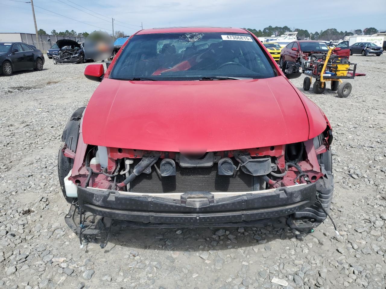 2012 Acura TSX VIN JH4CU2F81CC009009 Copart auction photo, front end / side damage thumbnail 5