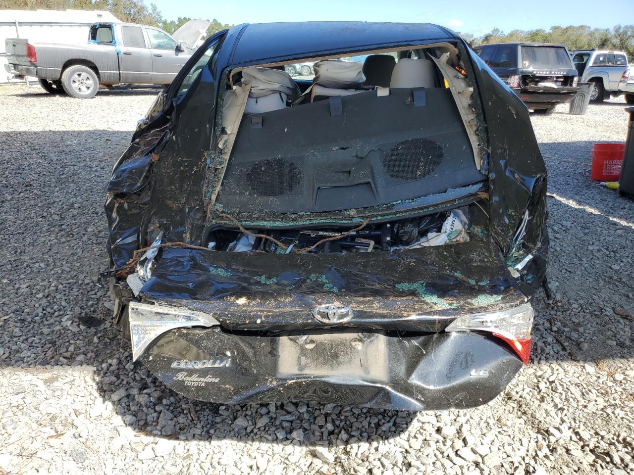 2016 Toyota Corolla VIN 2T1BURHE5GC567581 Copart auction photo, rear end damage thumbnail 6