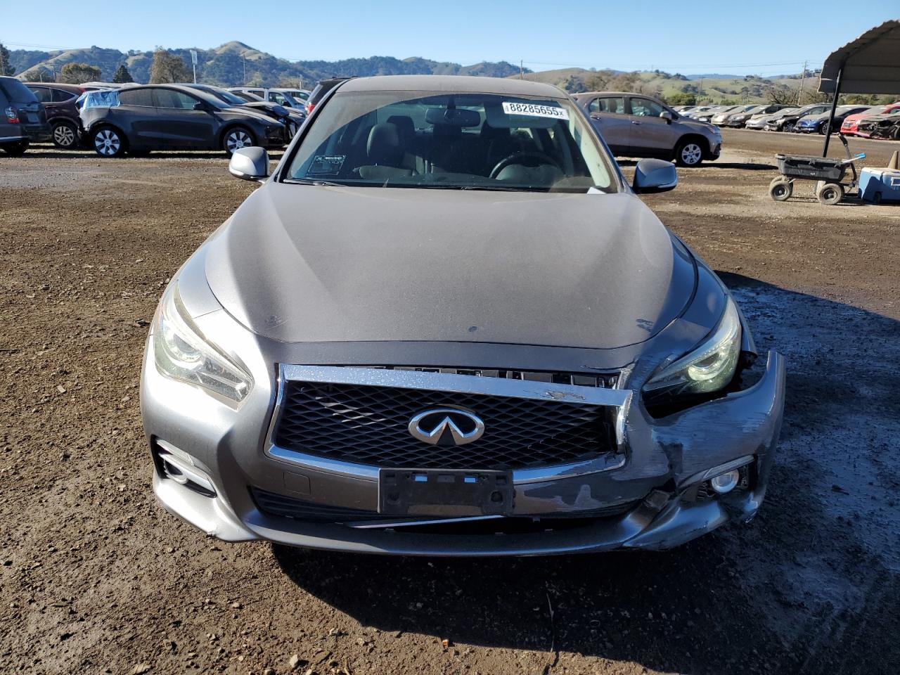 2015 Infiniti Q50 VIN JN1BV7AP7FM350440 Copart auction photo, all over damage thumbnail 5
