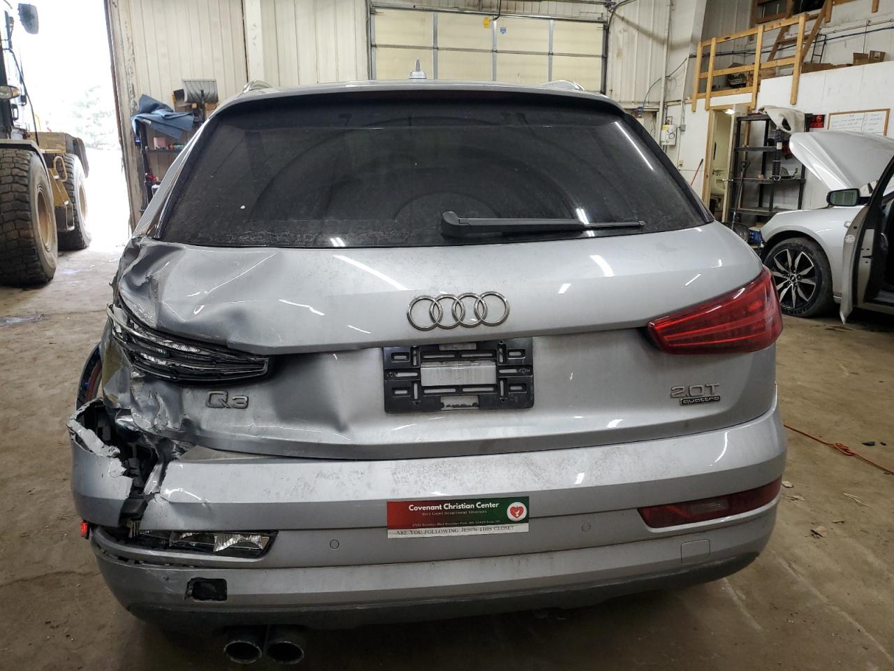 2017 Audi Q3 VIN WA1ECCFS8HR003432 Copart auction photo, rear end damage thumbnail 6