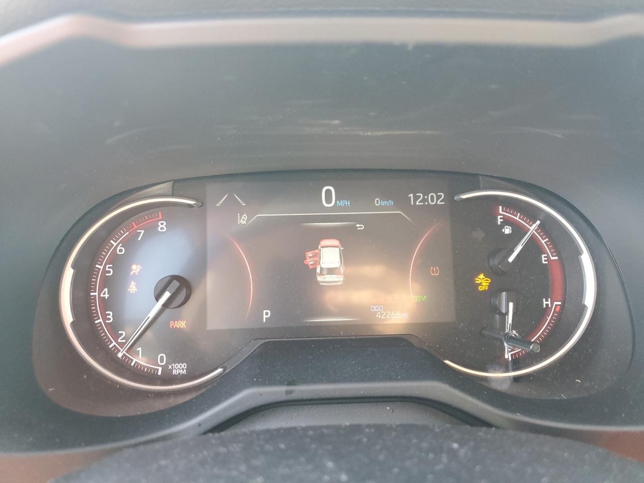 2021 Toyota RAV 4 VIN 2T3Y1RFV2MW129186 Copart auction photo, front end / rear end damage thumbnail 9