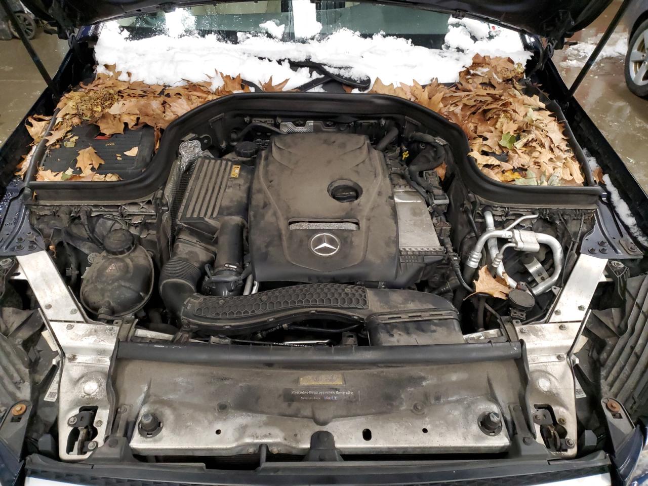 2017 Mercedes-Benz GLC VIN WDC0G4KB9HF139600 Copart auction photo, undercarriage damage thumbnail 13