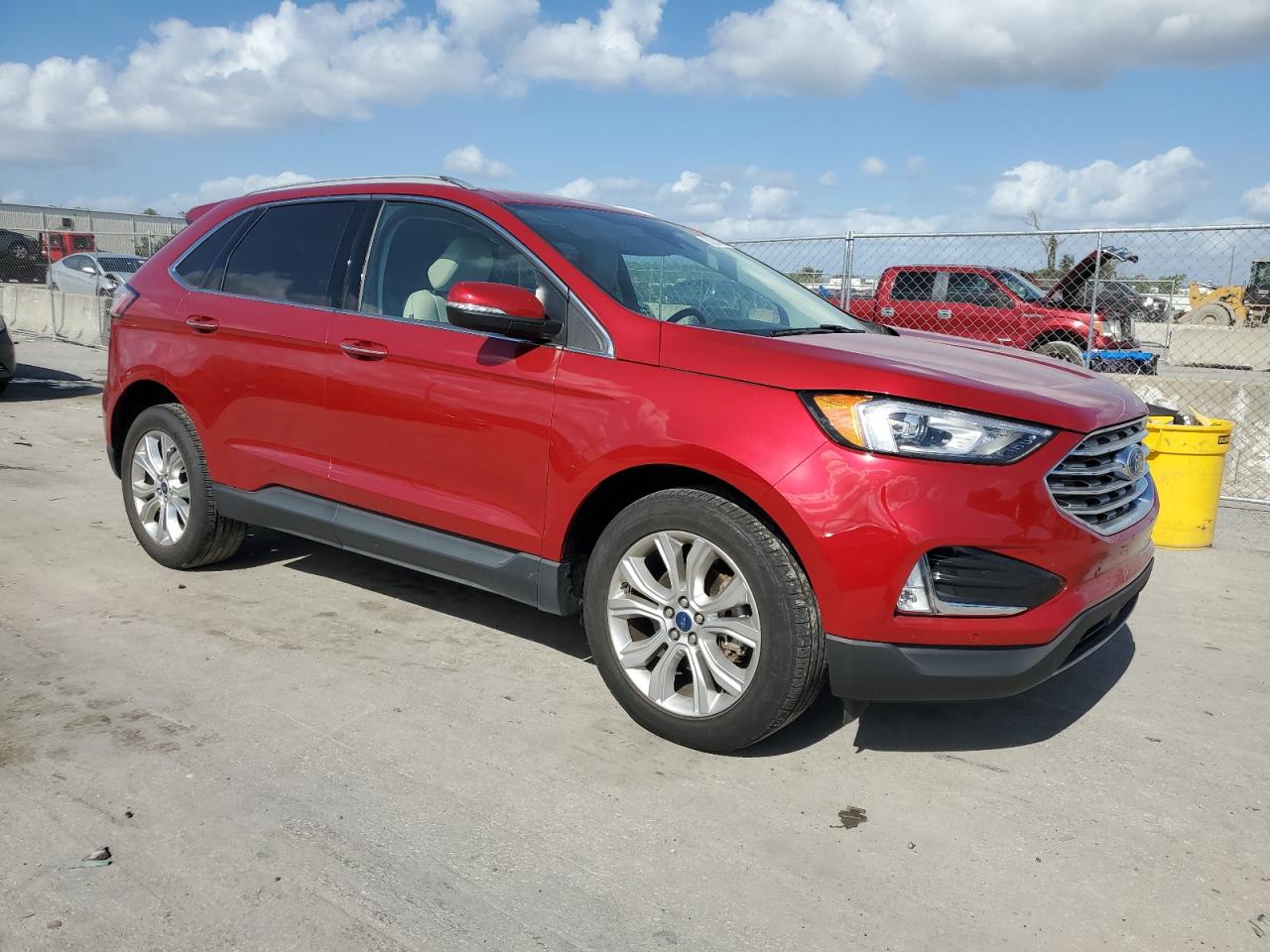 2020 Ford Edge VIN 2FMPK3K93LBB55193 Copart auction photo, minor dent/scratches damage thumbnail 4