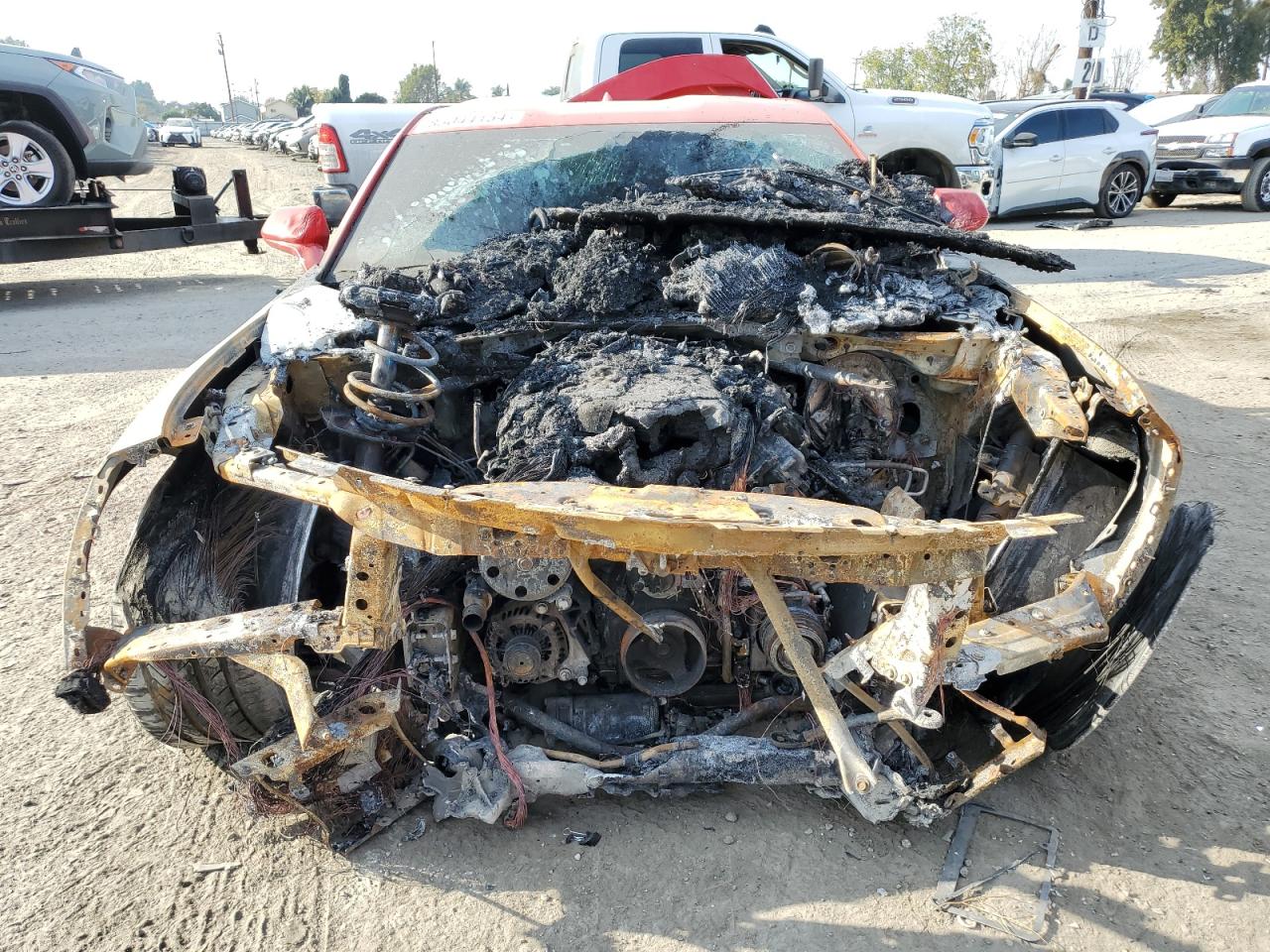 2016 Chevrolet Camaro VIN 1G1FH1R75G0169023 Copart auction photo, burn - engine / burn - interior damage thumbnail 5