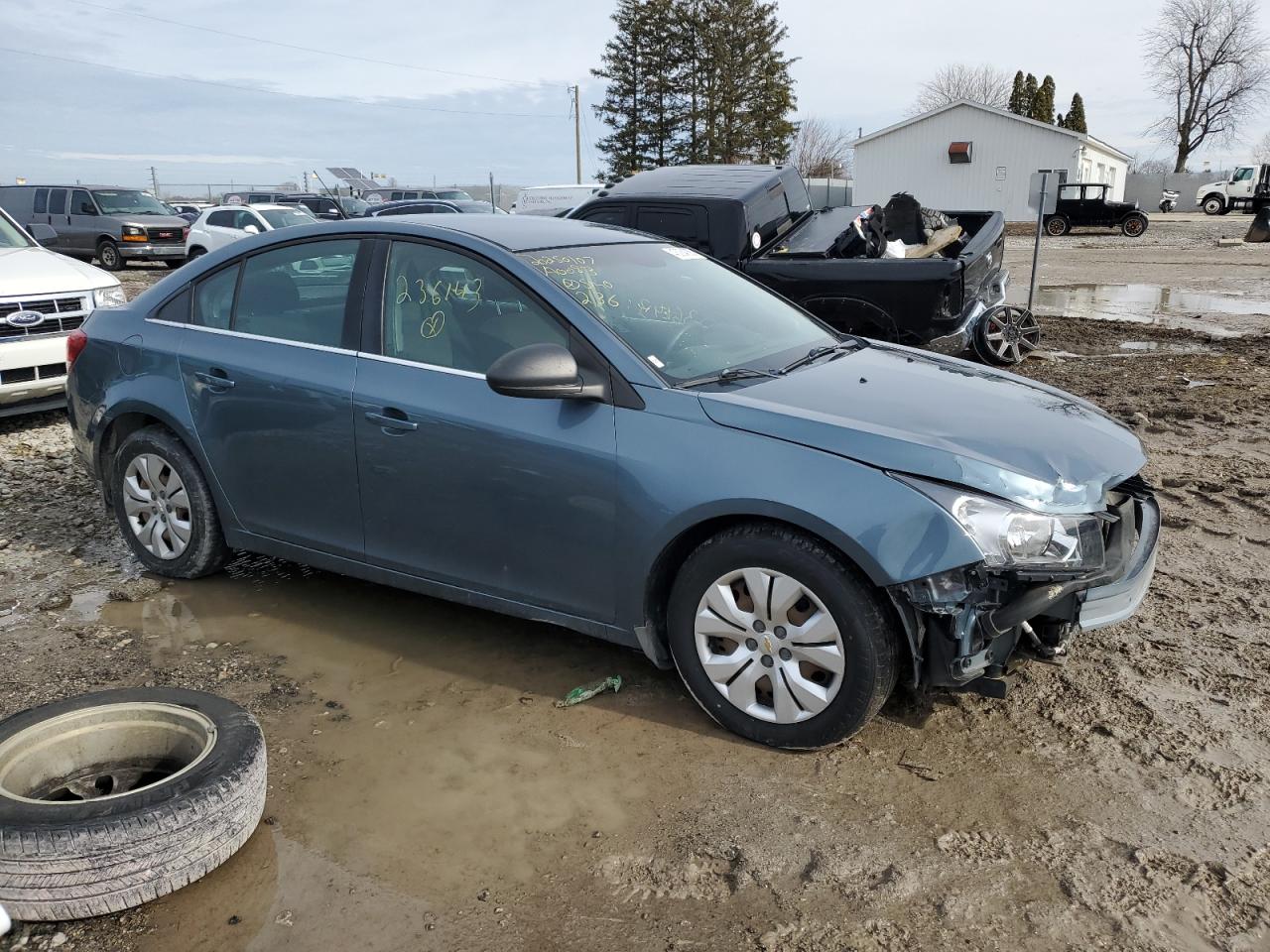 2012 Chevrolet Cruze VIN 1G1PC5SH2C7236143 Copart auction photo, front end / minor dent/scratches damage thumbnail 4