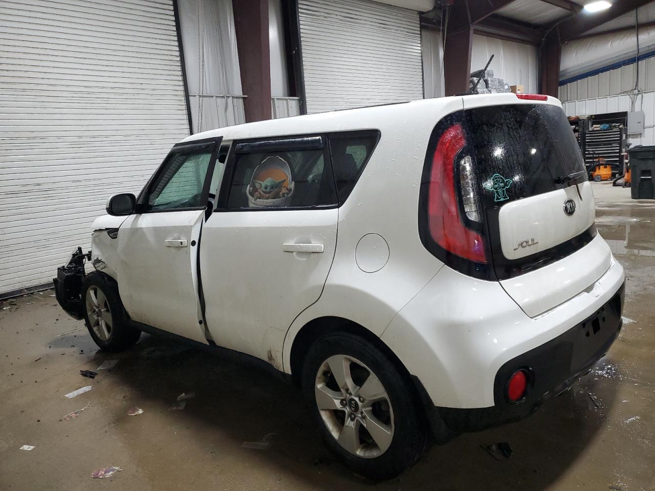2018 KIA Soul VIN KNDJN2A21J7555355 Copart auction photo, front end / side damage thumbnail 2