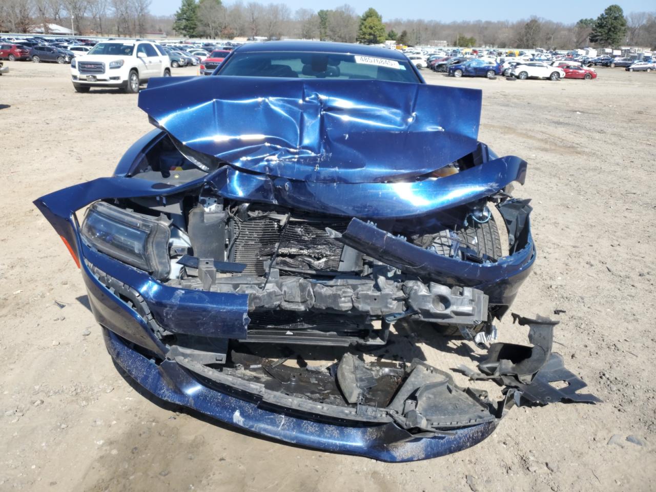2015 Dodge Charger VIN 2C3CDXHG5FH744794 Copart auction photo, front end / minor dent/scratches damage thumbnail 5