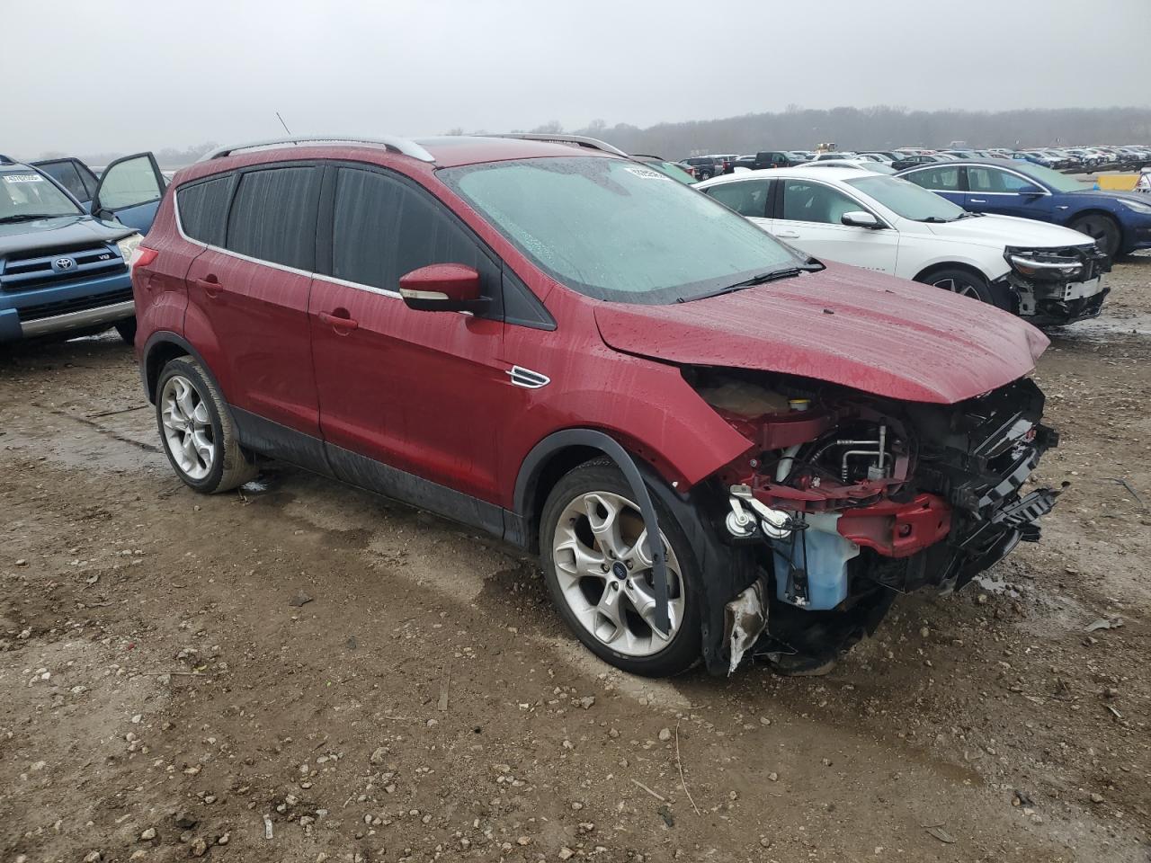 2014 Ford Escape VIN 1FMCU9J94EUE57036 Copart auction photo, front end damage thumbnail 4