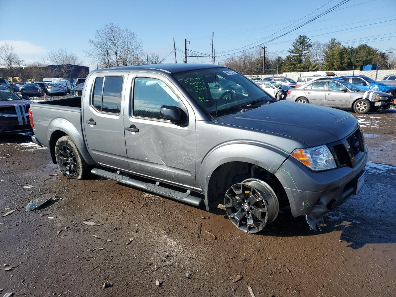 2019 Nissan Navara (Frontier) VIN 1N6AD0EV5KN875445 Copart auction photo, undercarriage / front end damage thumbnail 4