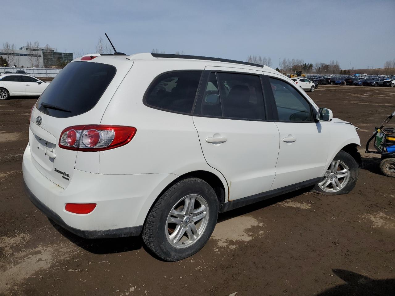 2010 Hyundai Santa Fe VIN 5NMSGDAG1AH342615 Copart auction photo, front end / undercarriage damage thumbnail 3