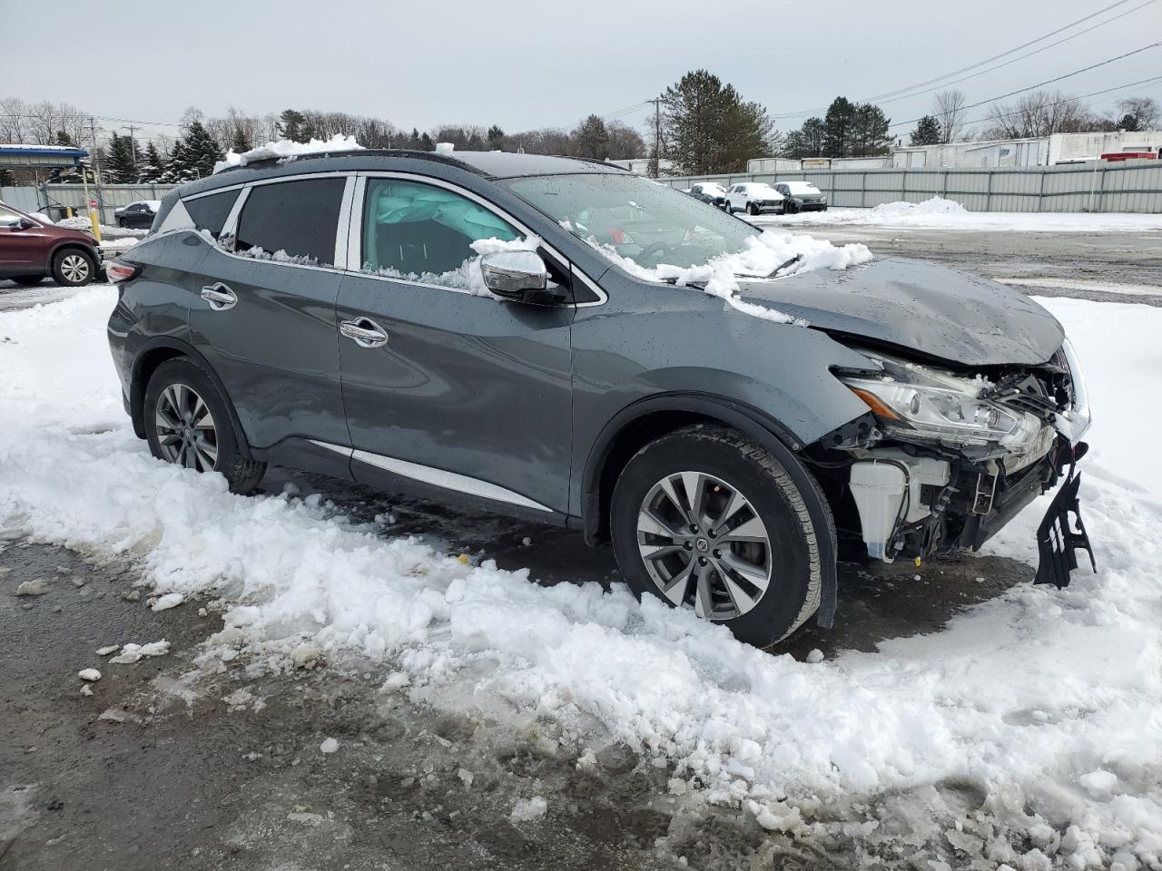 2015 Nissan Murano VIN 5N1AZ2MH4FN247972 Copart auction photo, front end damage thumbnail 4