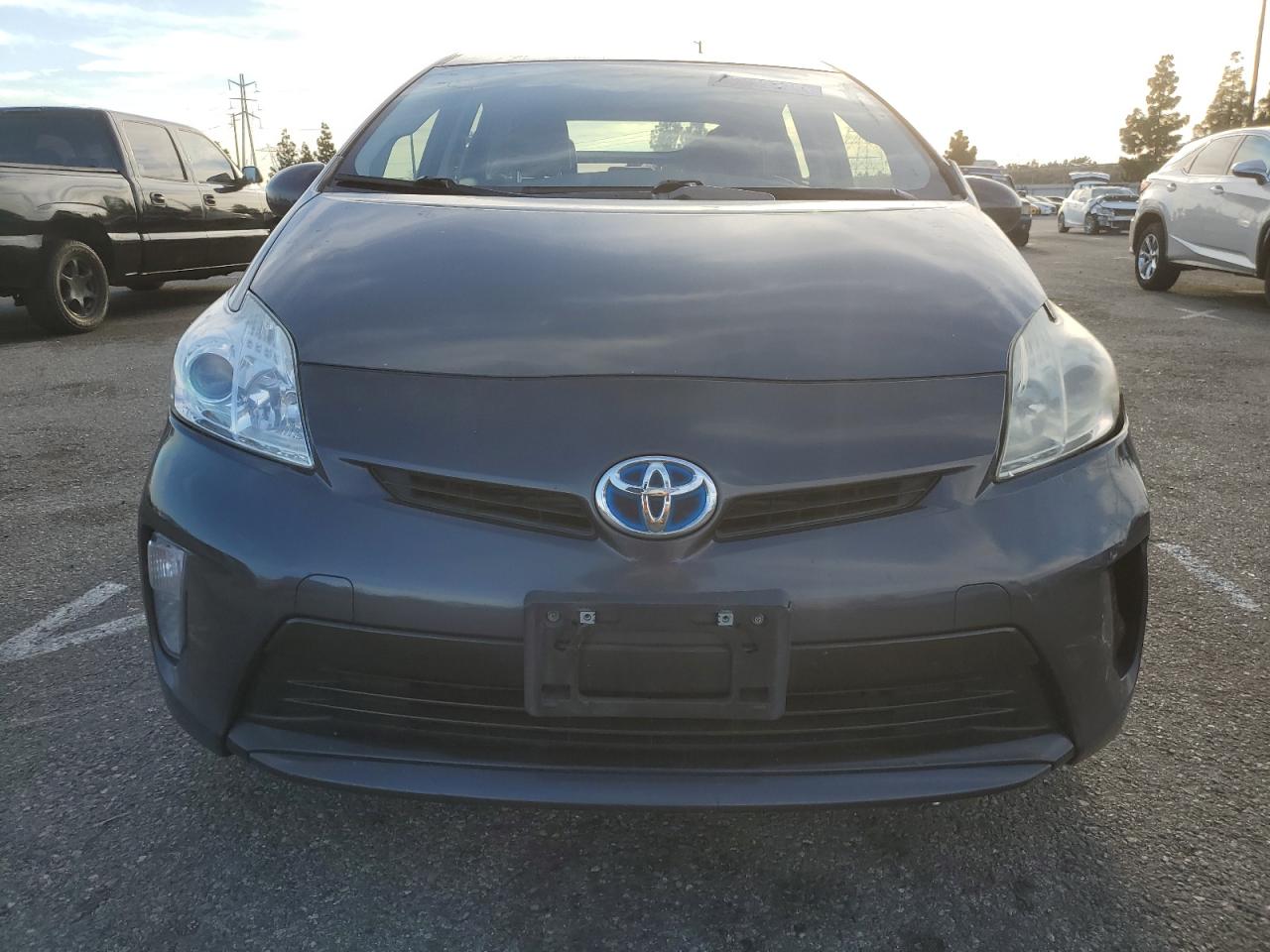 2014 Toyota Prius VIN JTDKN3DU7E0357241 Copart auction photo, side / front end damage thumbnail 5