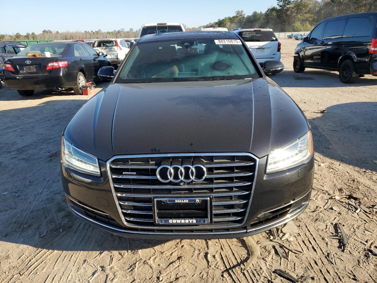 2015 Audi A8 VIN WAU3GAFD1FN017875 Copart auction photo, rear end damage thumbnail 5
