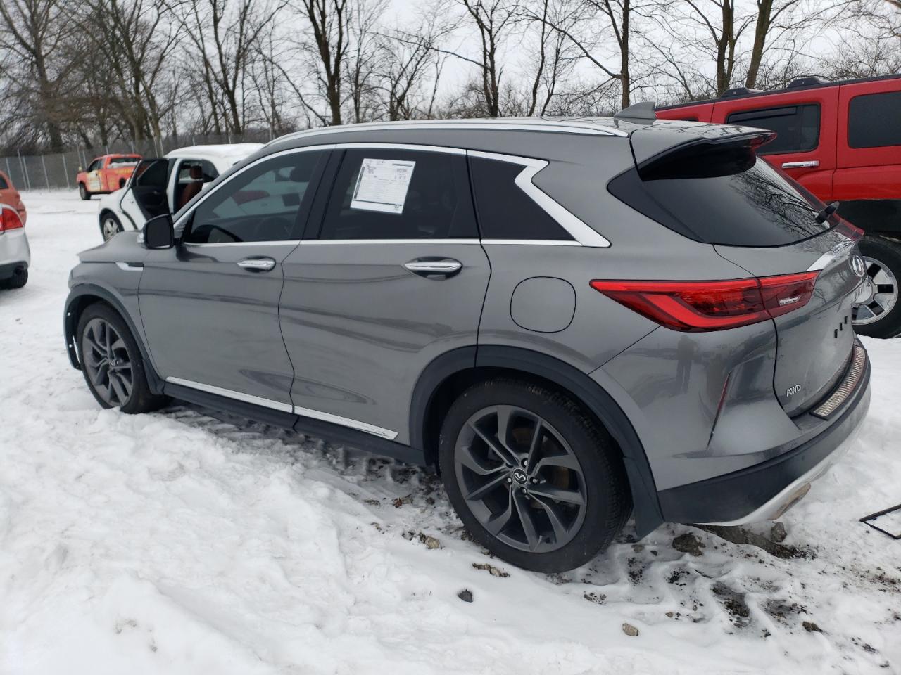 2019 Infiniti QX50 VIN 3PCAJ5M31KF118341 Copart auction photo, front end / undercarriage damage thumbnail 2
