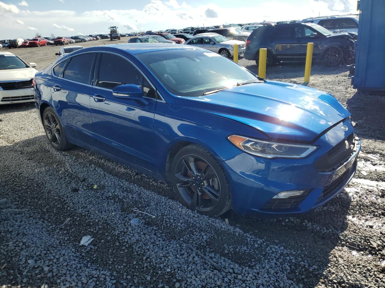 2017 Ford Fusion VIN 3FA6P0VP0HR378316 Copart auction photo, front end damage thumbnail 4