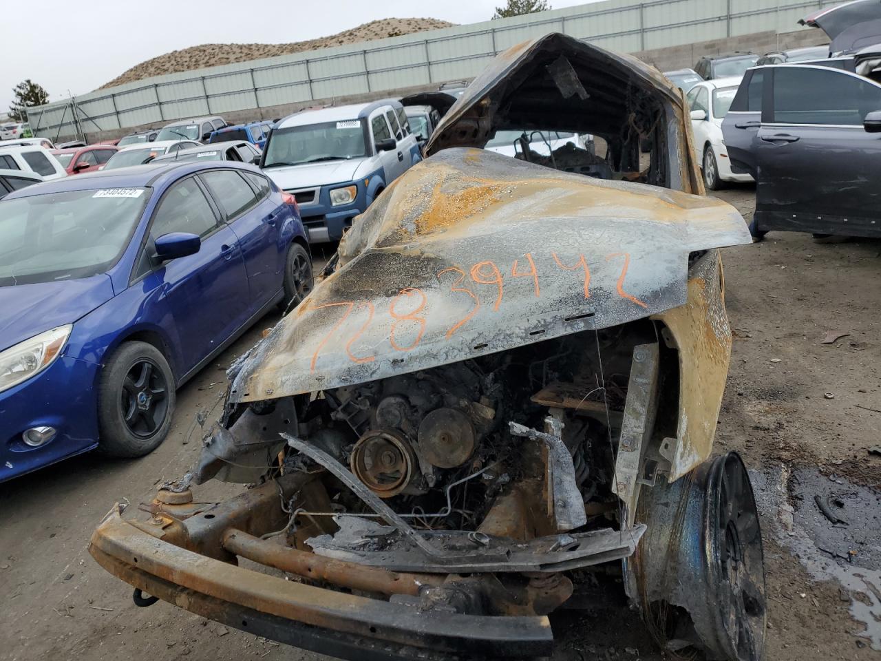 2009 Cadillac Escalade VIN 1GYFK26299R143167 Copart auction photo, burn damage thumbnail 5