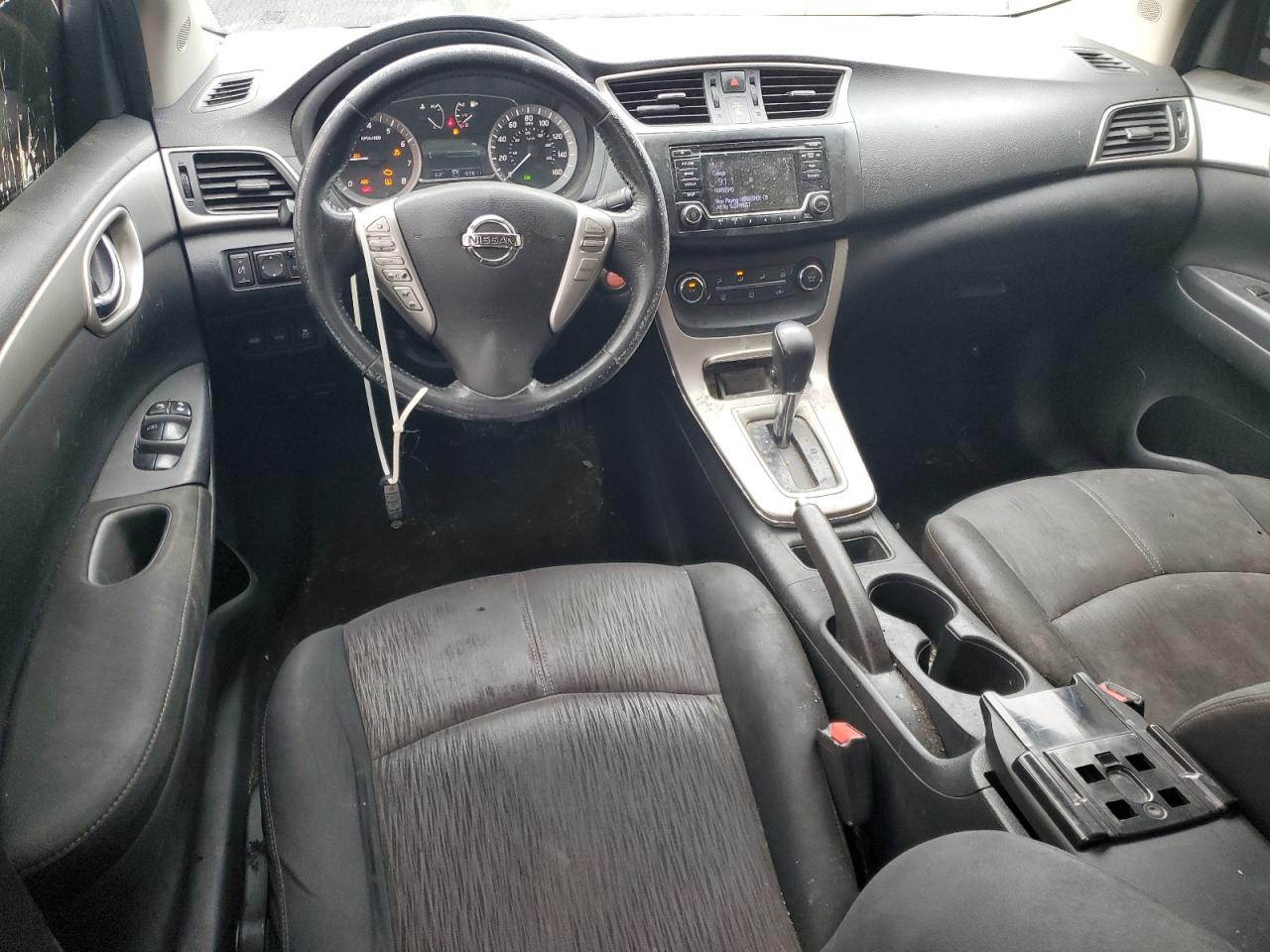 2015 Nissan Sentra VIN 3N1AB7AP0FL654224 Copart auction photo, all over damage thumbnail 8