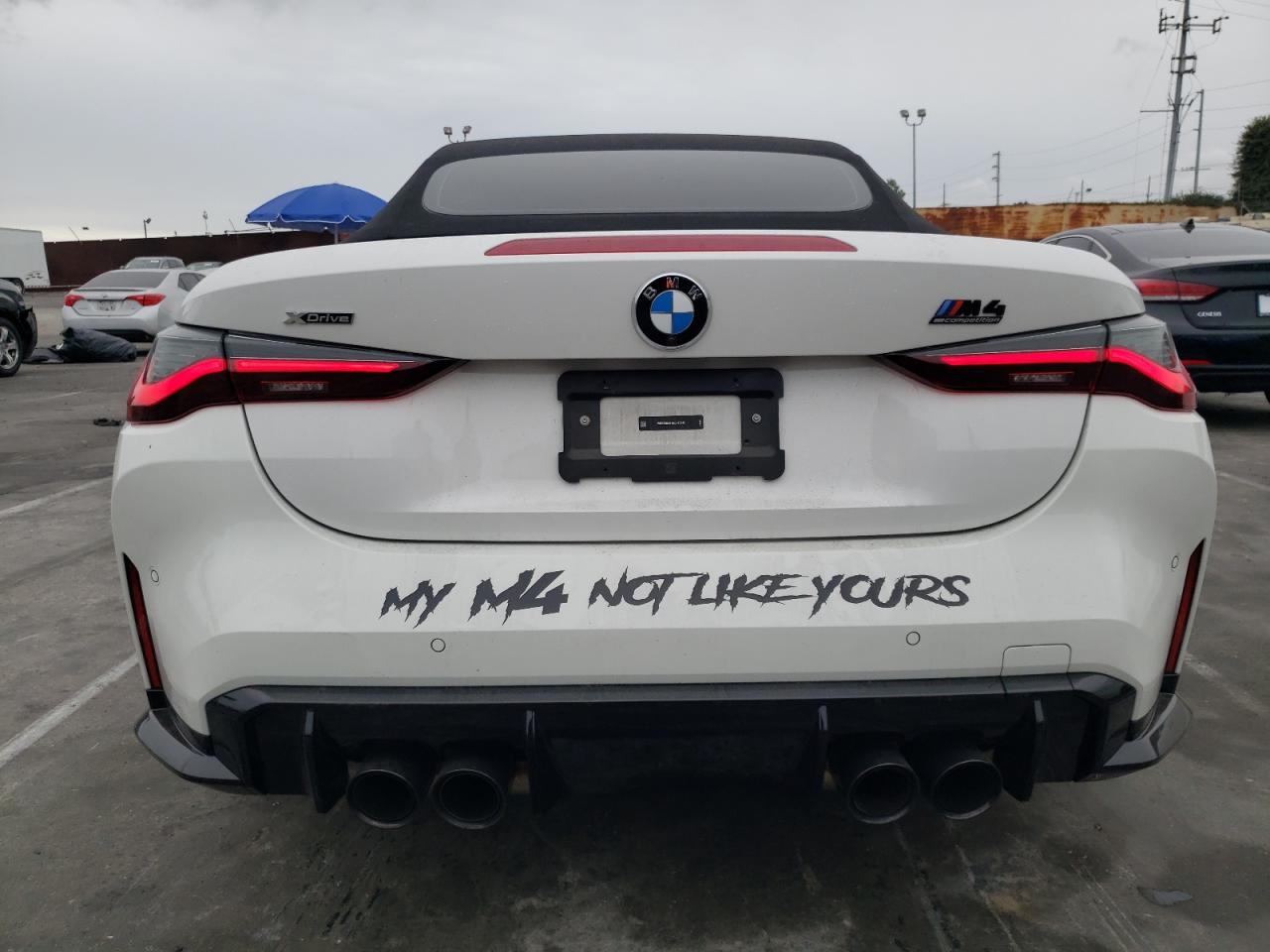2024 BMW M4 VIN WBS33BA01RCP16148 Copart auction photo, vandalism / mechanical damage thumbnail 6