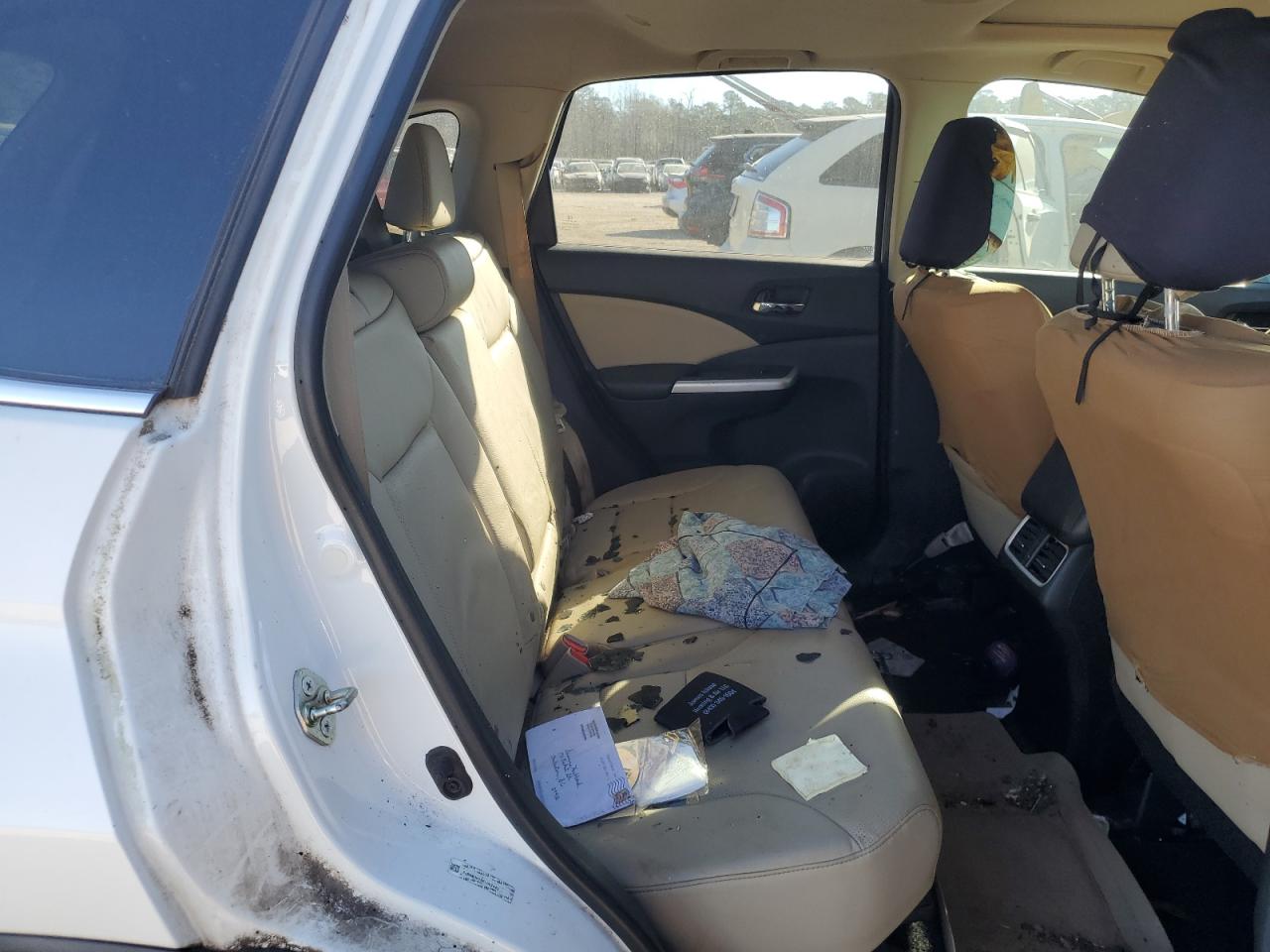 2015 Honda CR-V VIN 5J6RM3H79FL002443 Copart auction photo, burn damage thumbnail 11