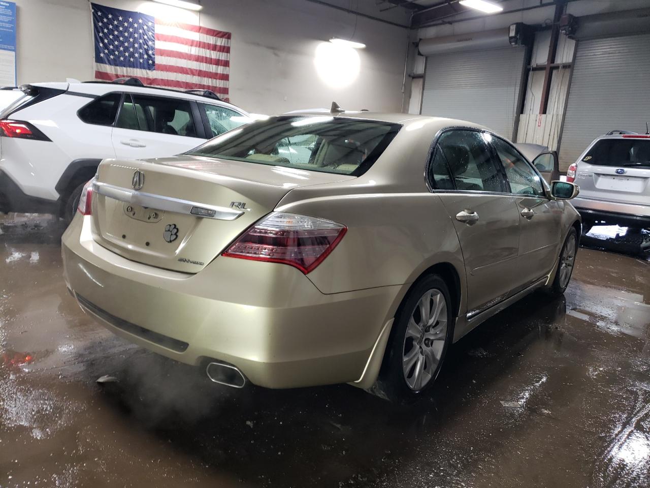 2009 Acura RL VIN JH4KB26619C001663 Copart auction photo, side / rear end damage thumbnail 3