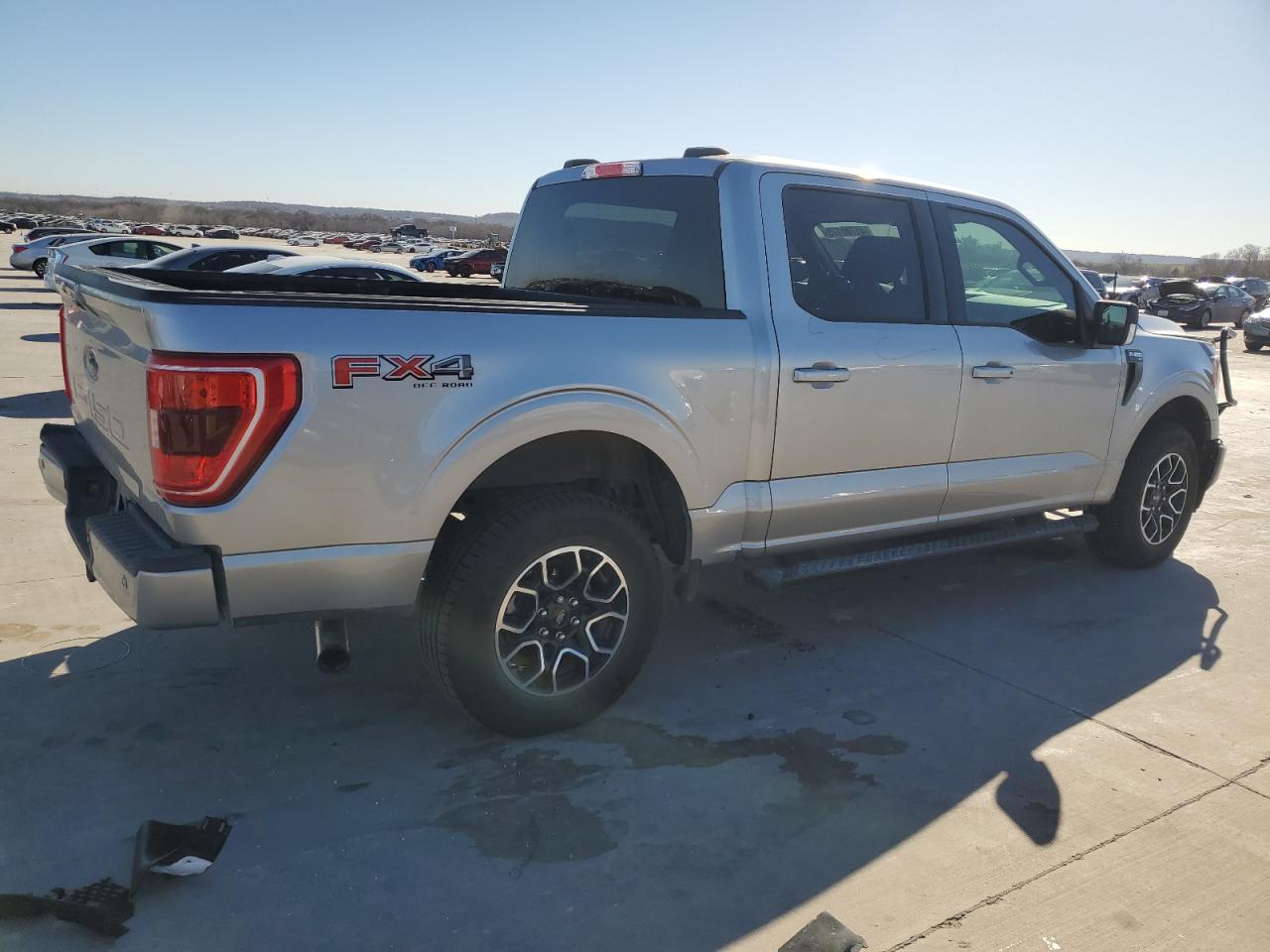 2021 Ford F-150 VIN 1FTEW1EP3MFA89761 Copart auction photo, front end / rear end damage thumbnail 3