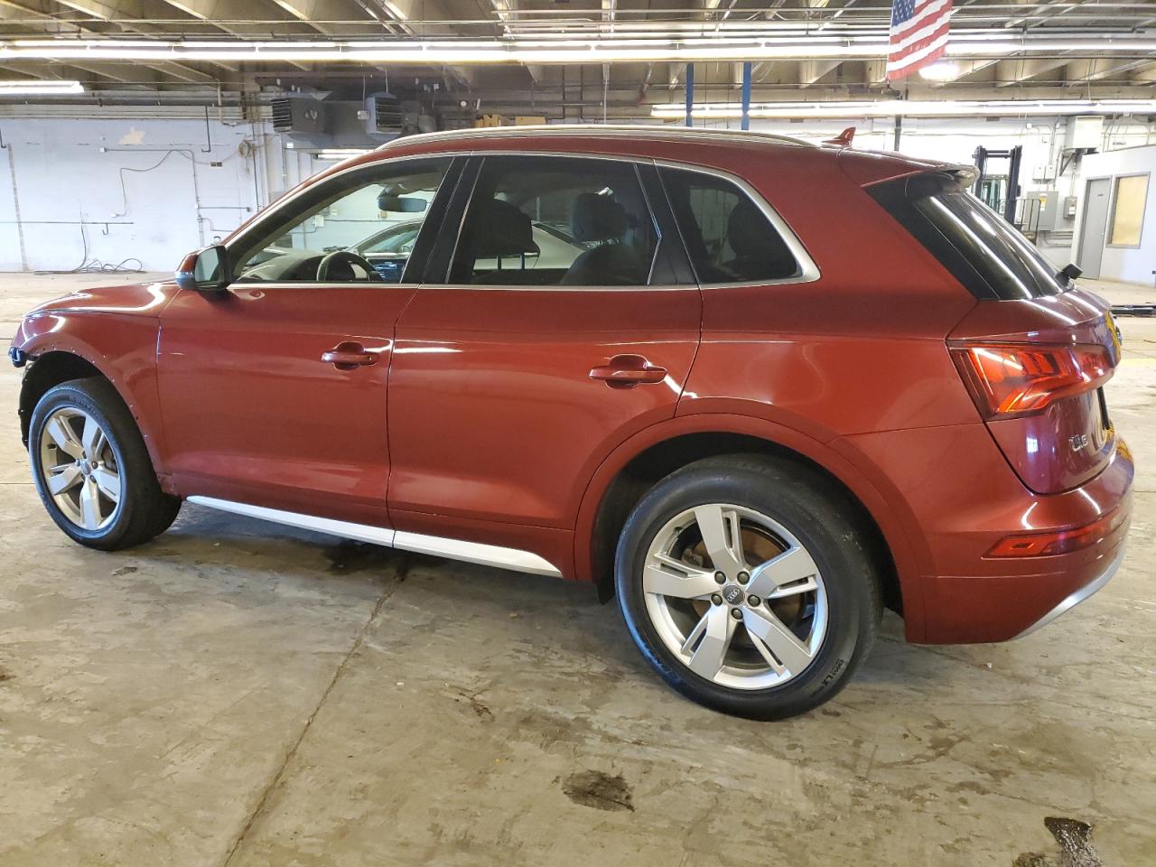 2018 Audi Q5 VIN WA1BNAFY4J2241427 Copart auction photo, front end / side damage thumbnail 2