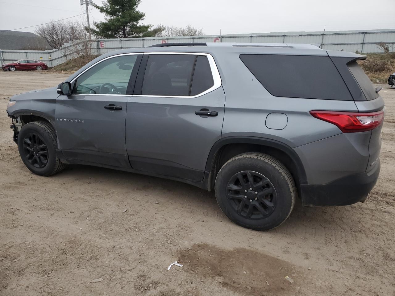 2018 Chevrolet Traverse VIN 1GNERGKW8JJ141438 Copart auction photo, front end / side damage thumbnail 2