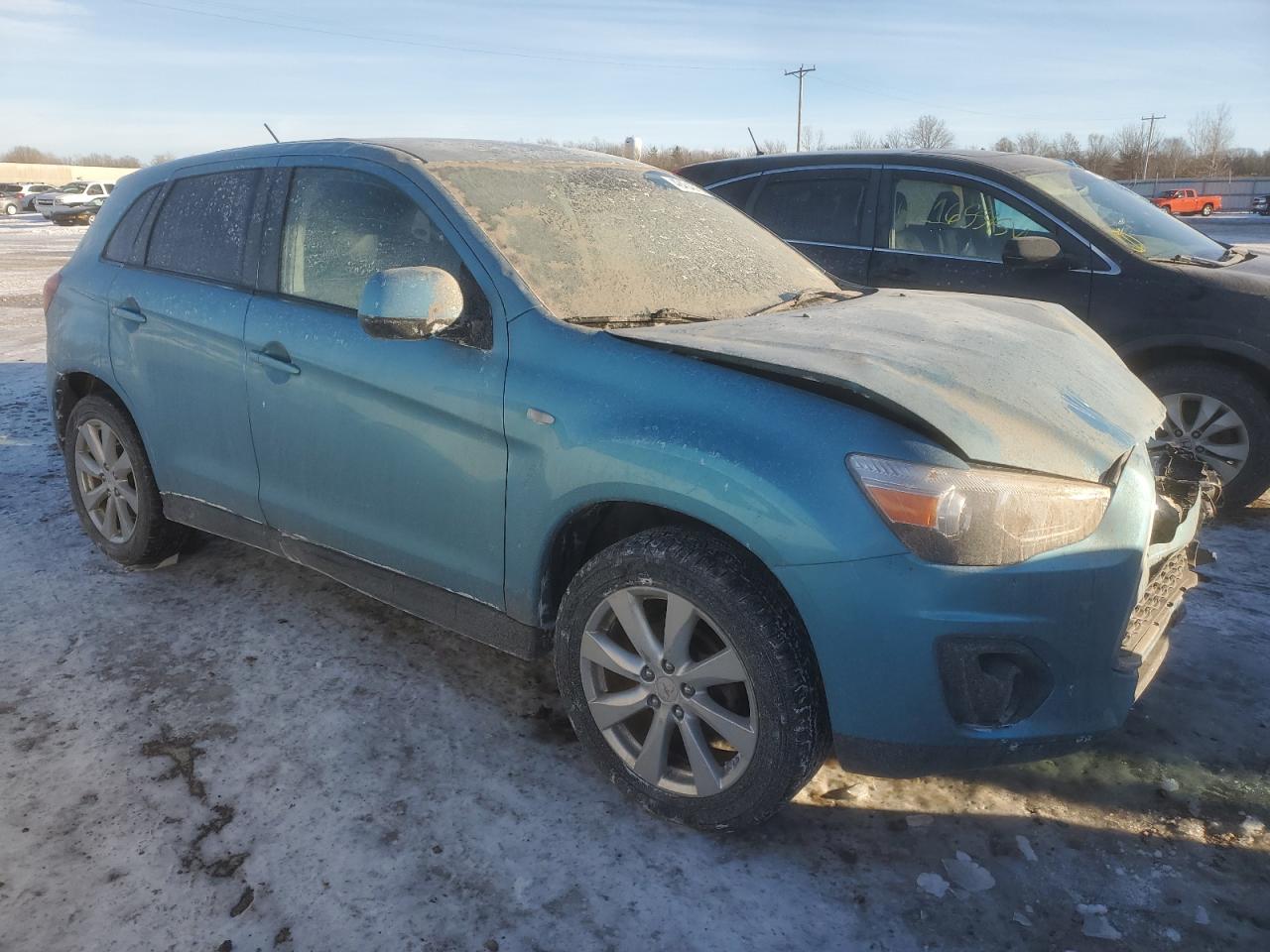 2014 Mitsubishi Outlander VIN 4A4AP3AU6EE032151 Copart auction photo, front end damage thumbnail 4