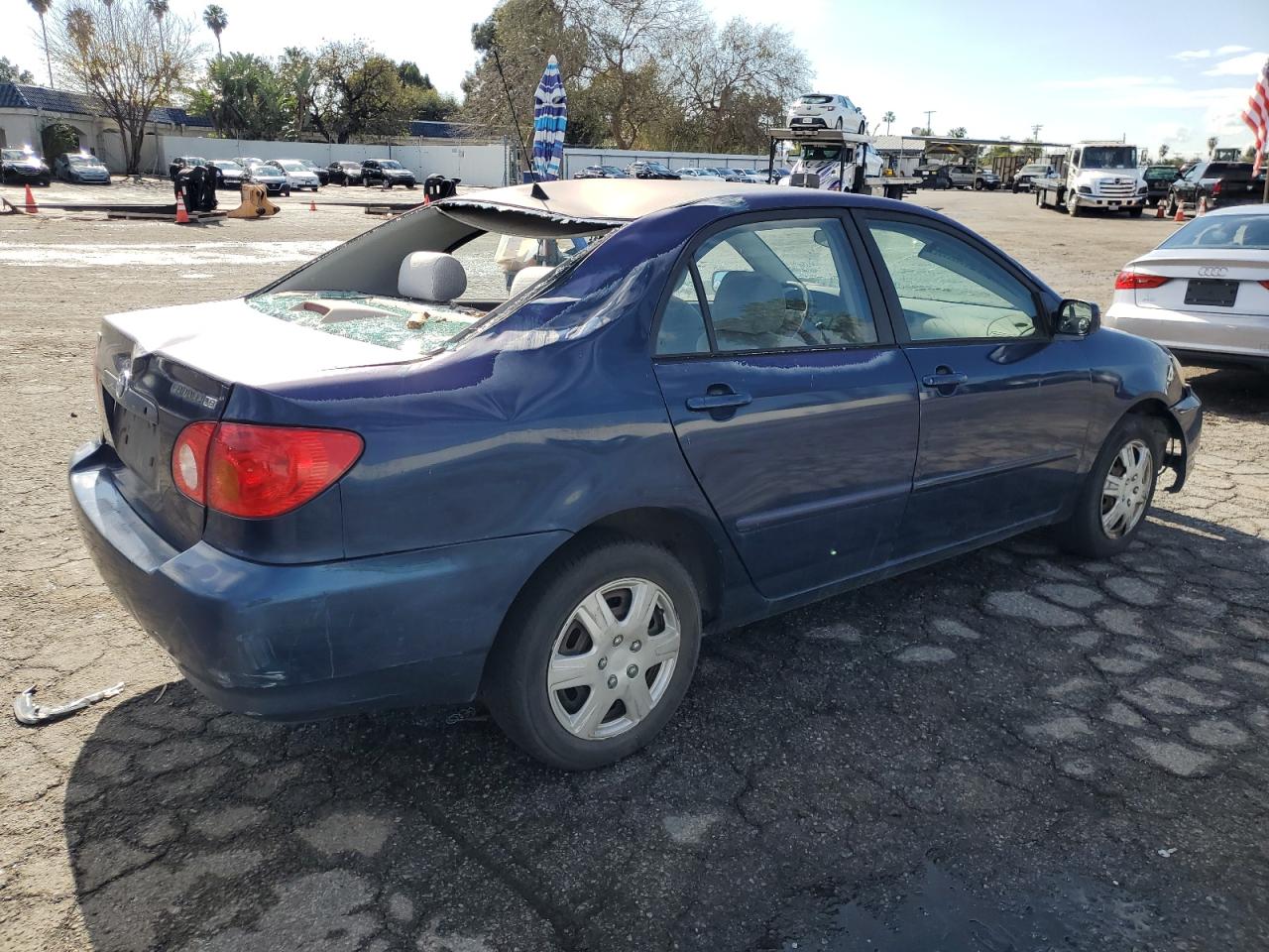 2004 Toyota Corolla VIN 1NXBR32E84Z296663 Copart auction photo, all over damage thumbnail 3