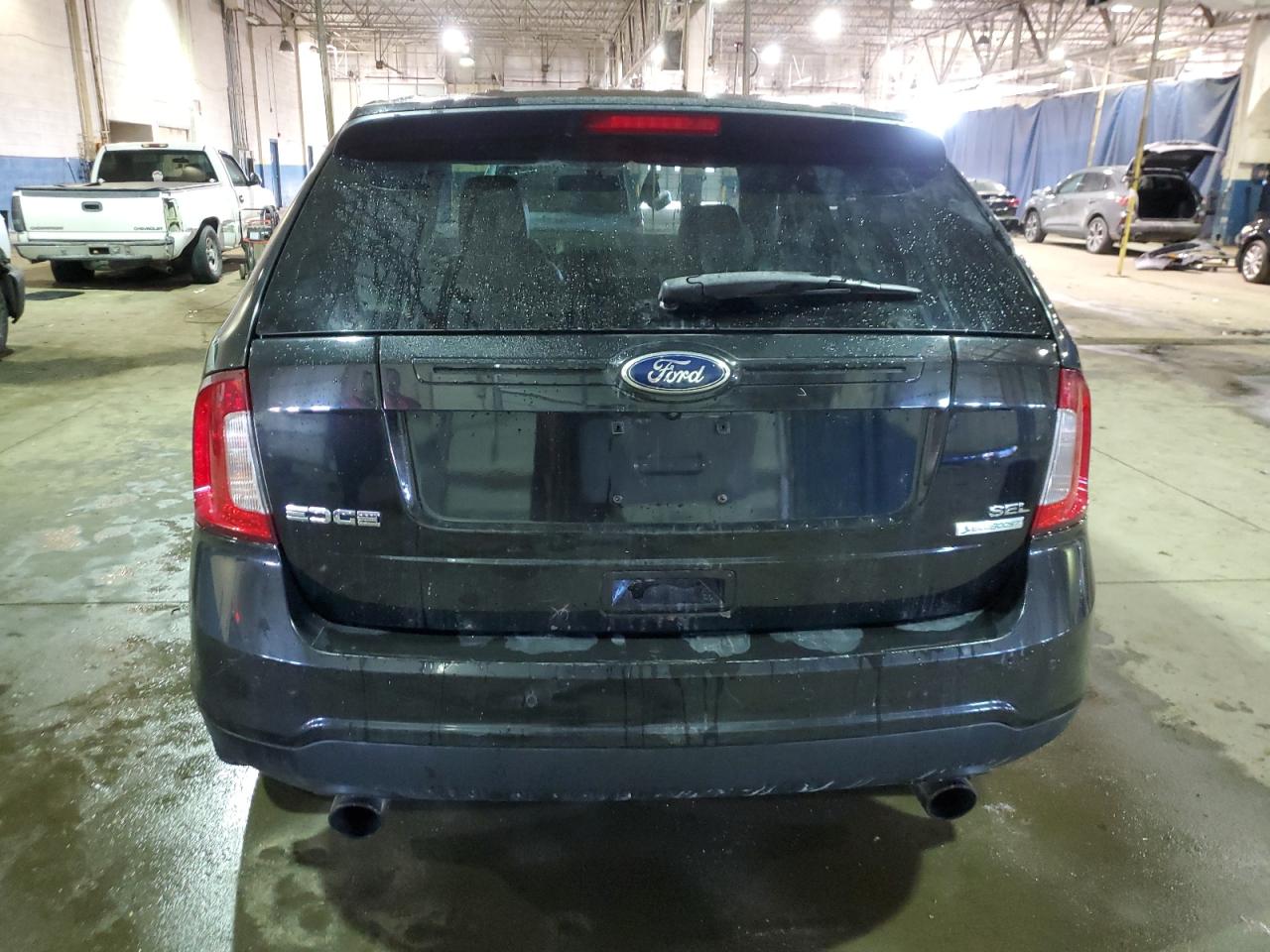 2013 Ford Edge VIN 2FMDK3J91DBA48245 Copart auction photo, front end / vandalism damage thumbnail 6
