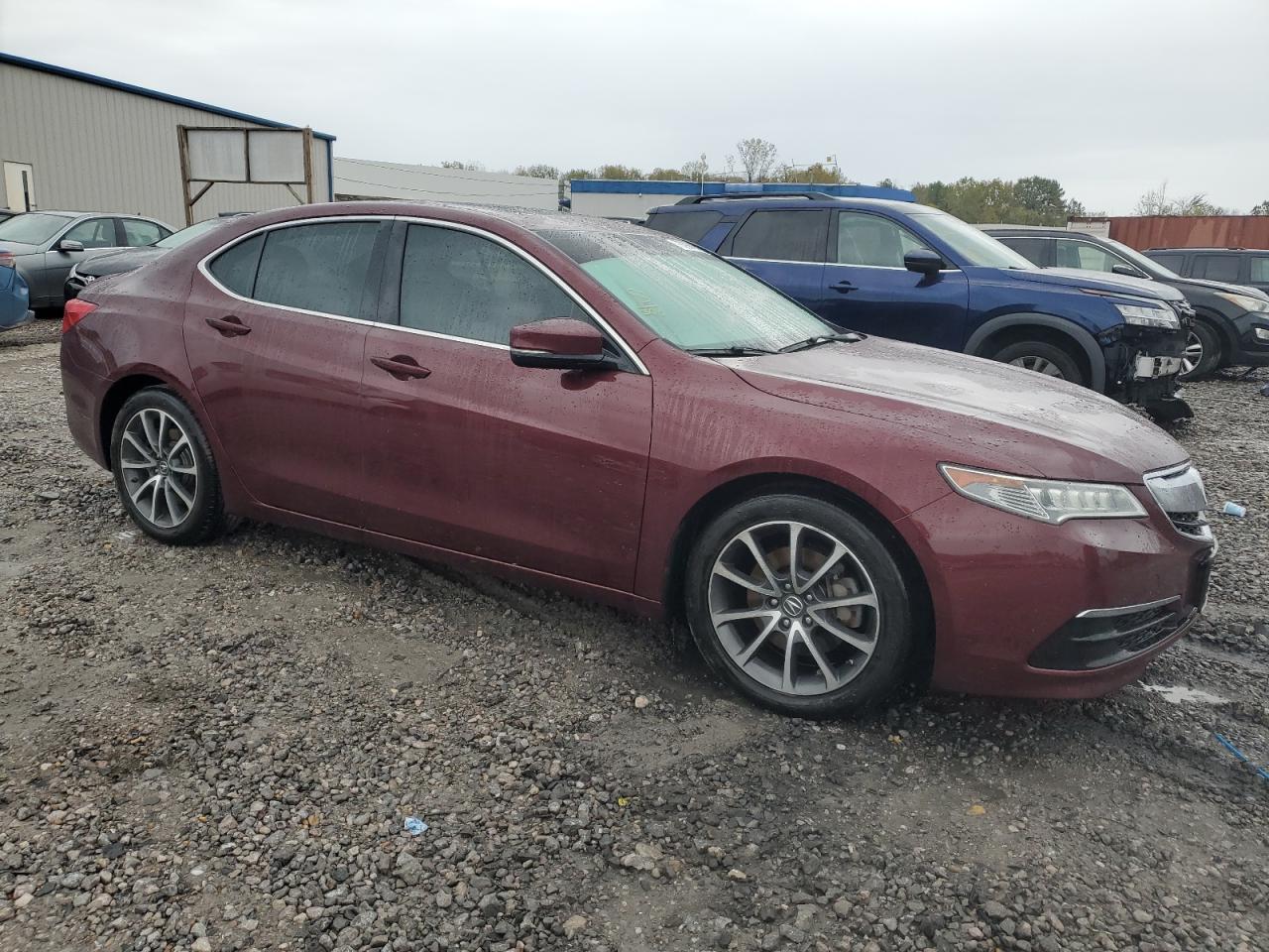 2016 Acura TLX VIN 19UUB2F50GA011001 Copart auction photo, rear end damage thumbnail 4