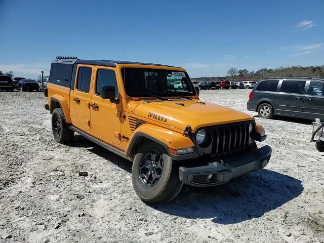 2021 Jeep Gladiator VIN 1C6HJTAGXML563033 Copart auction photo, undercarriage / minor dent/scratches damage thumbnail 10