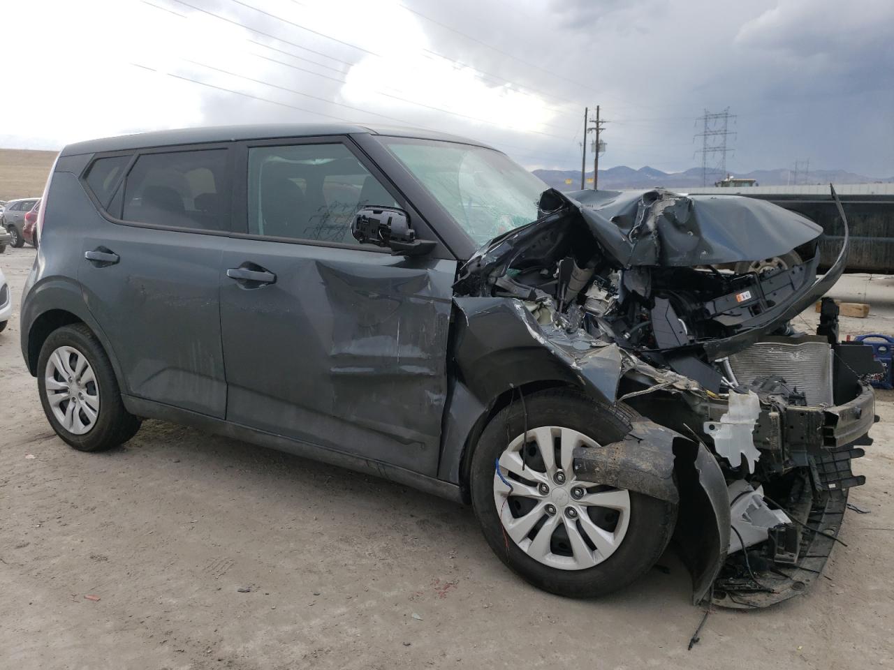 2023 KIA Soul VIN KNDJ23AU5P7211553 Copart auction photo, front end / side damage thumbnail 4