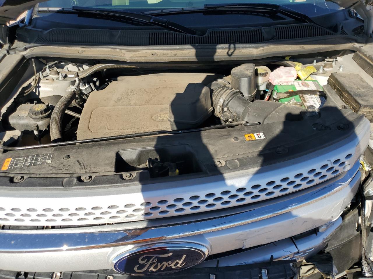 2014 Ford Explorer VIN 1FM5K8D82EGB53715 Copart auction photo, front end / rear end damage thumbnail 12