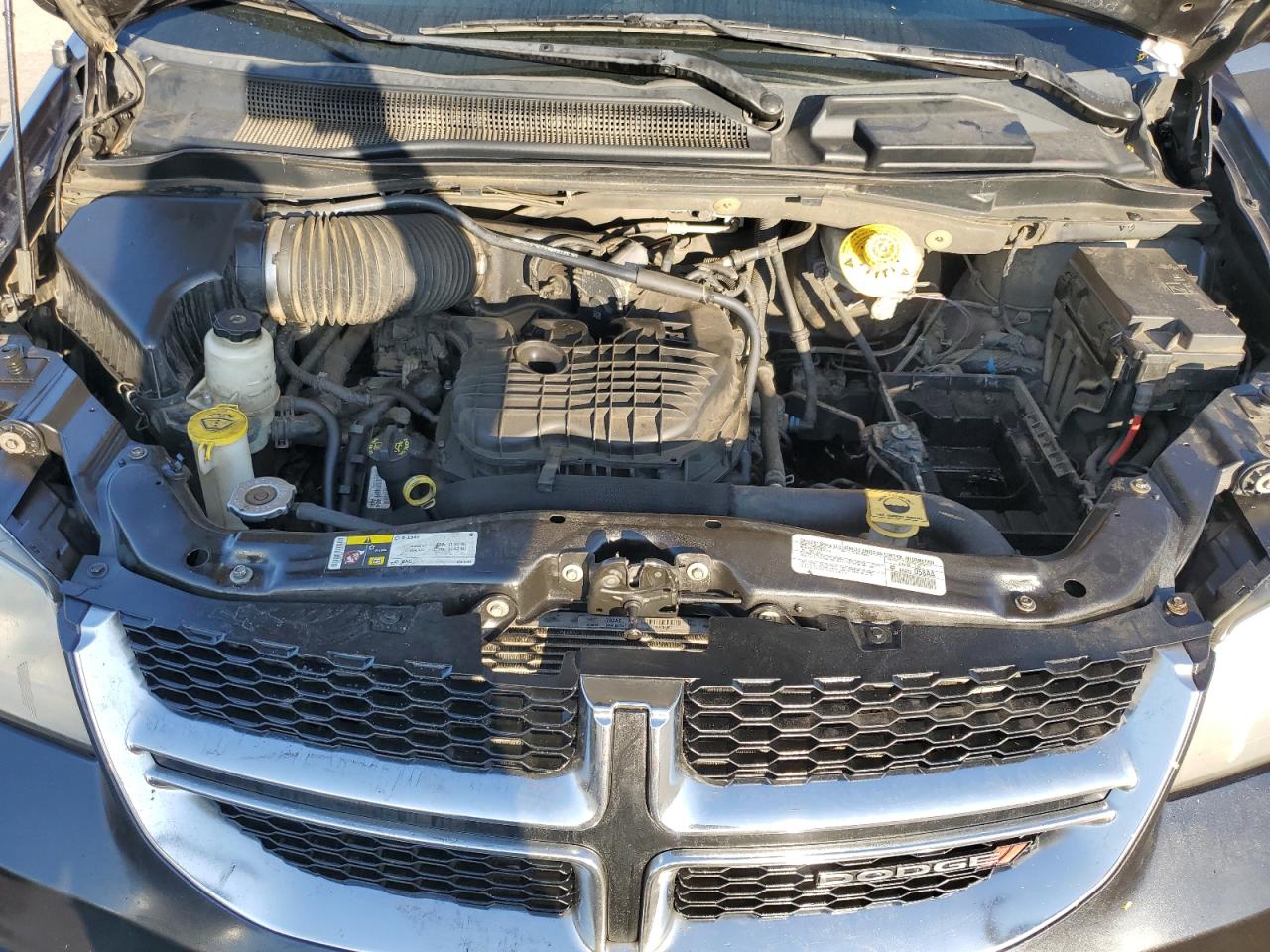 2014 Dodge Caravan VIN 2C4RDGBG9ER379916 Copart auction photo, side / rear end damage thumbnail 12