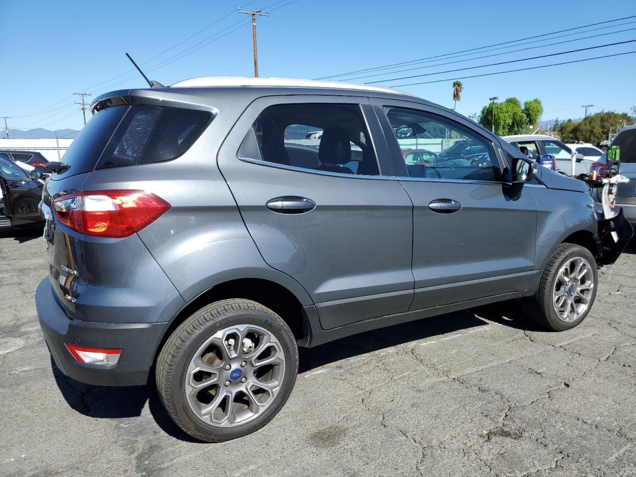 2020 Ford EcoSport VIN MAJ6S3KL0LC339816 Copart auction photo, front end damage thumbnail 3