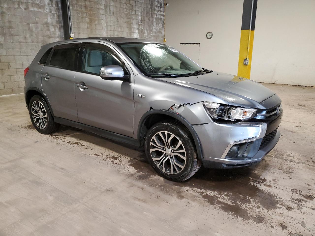 2019 Mitsubishi Outlander VIN JA4AP3AU7KU004748 Copart auction photo, front end / side damage thumbnail 4