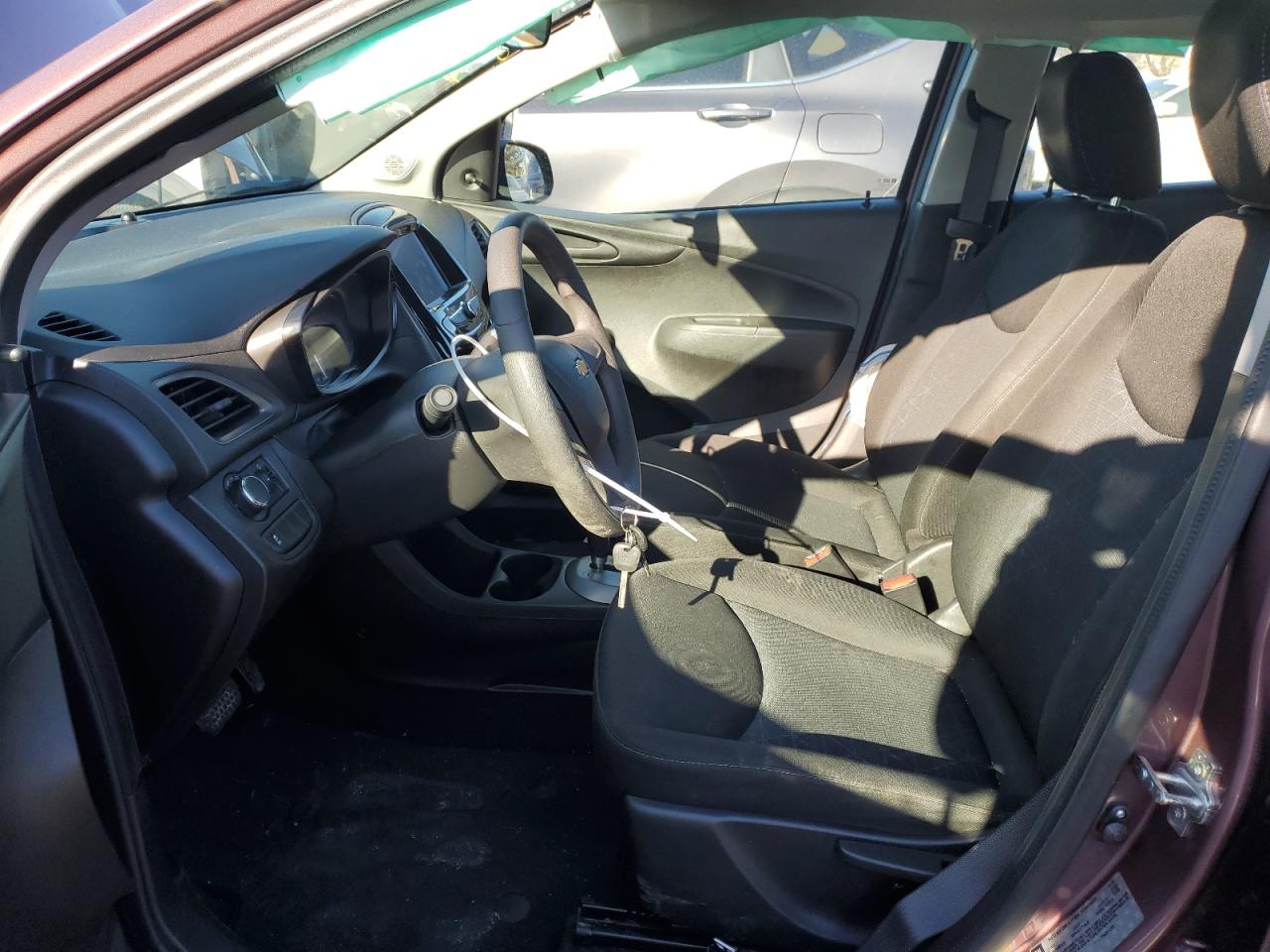2020 Chevrolet Spark VIN KL8CB6SAXLC474873 Copart auction photo, front end / side damage thumbnail 7