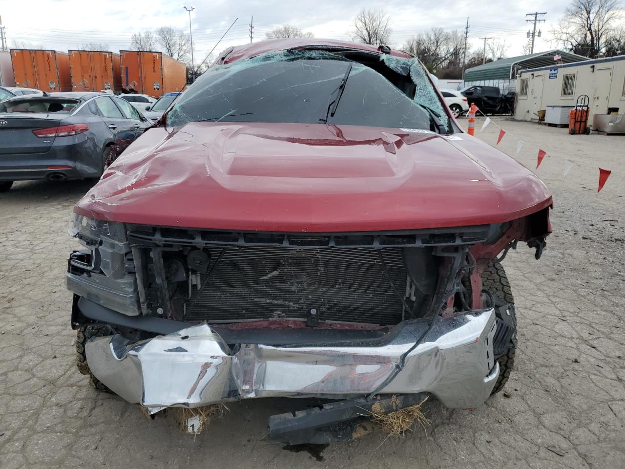 2019 Chevrolet Silverado VIN 3GCUYDED0KG125950 Copart auction photo, rollover damage thumbnail 5
